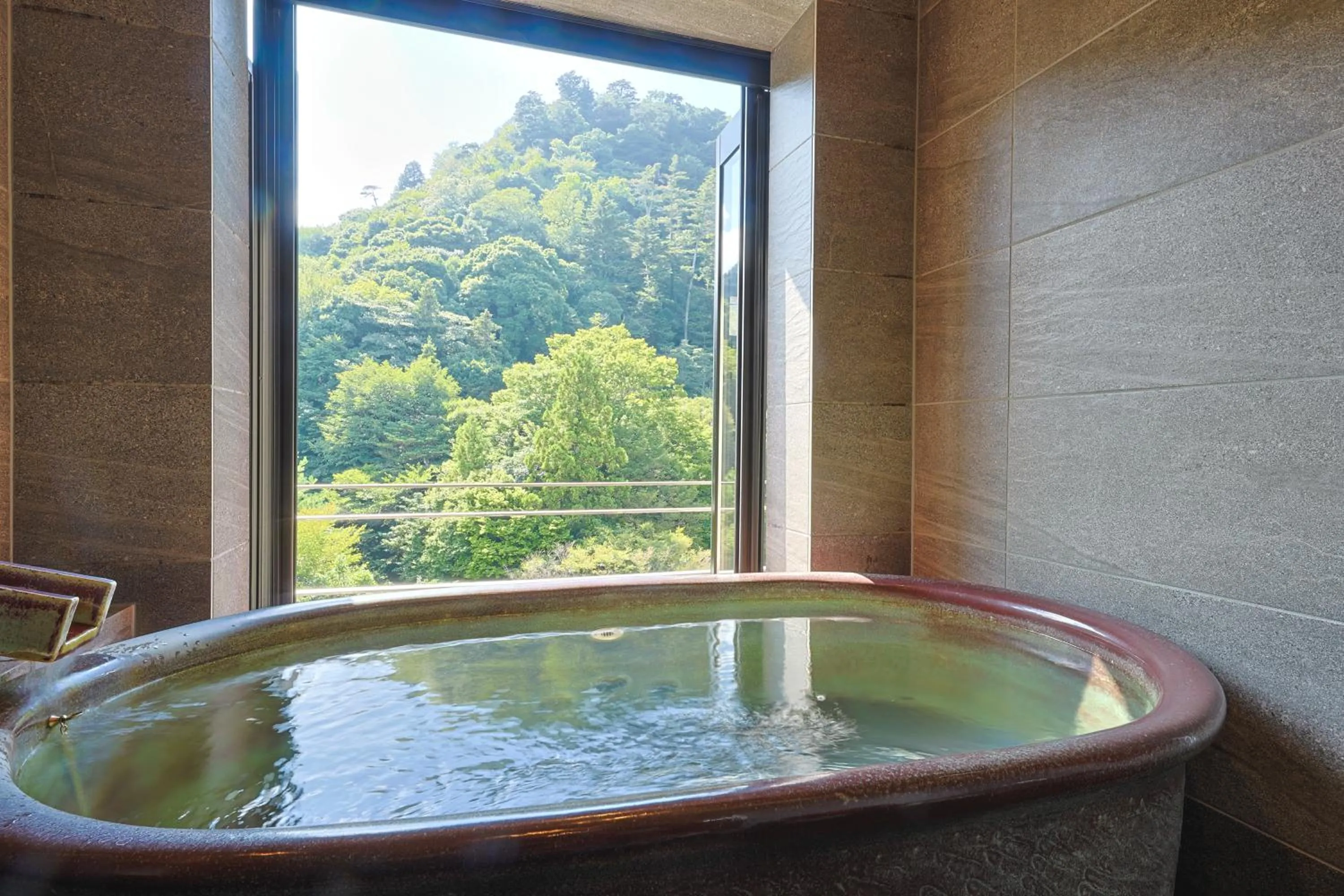 Hot Spring Bath in Arima Onsen Gekkoen Korokan