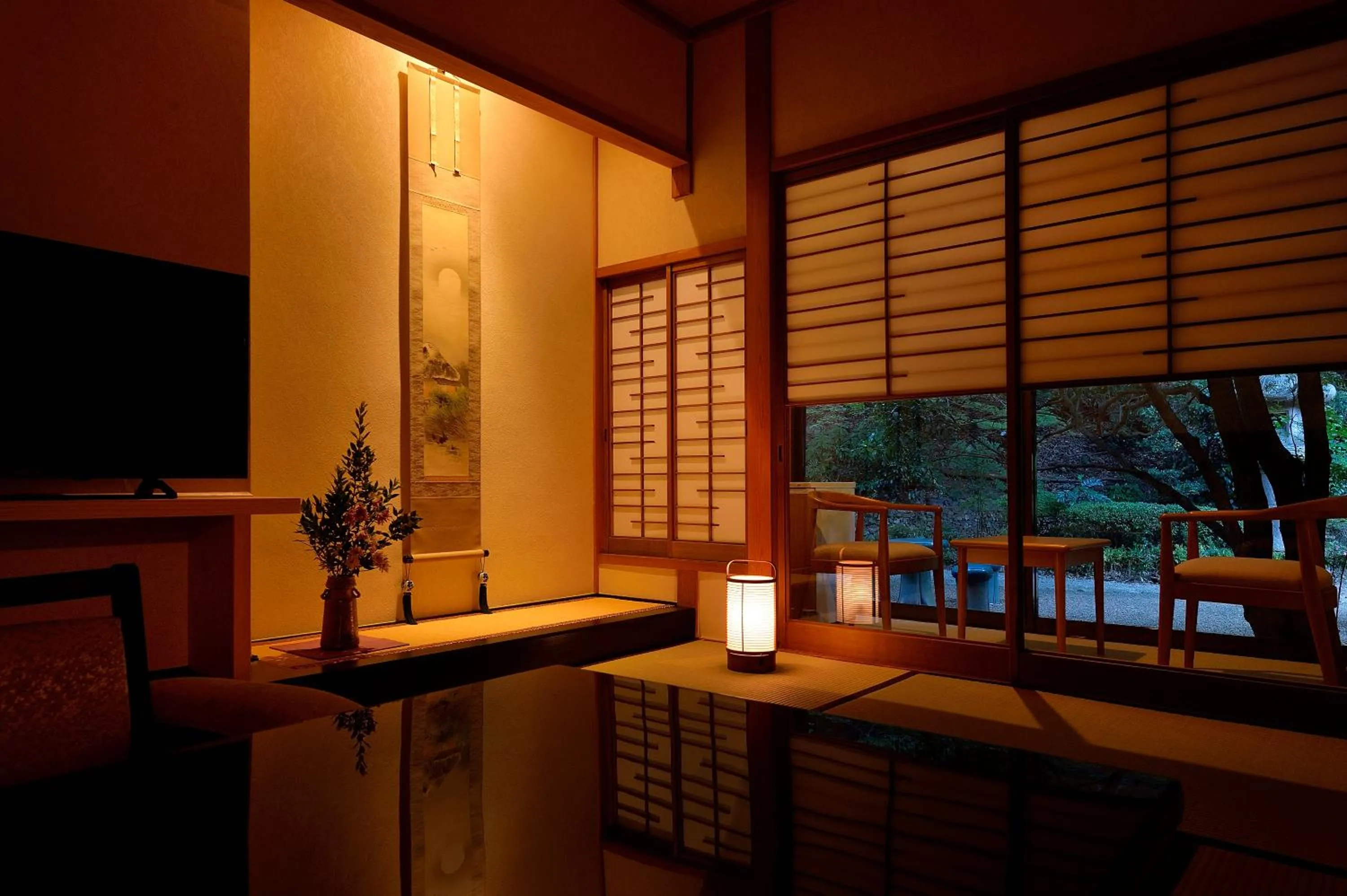 Living room in Arima Onsen Gekkoen Yugetsusanso