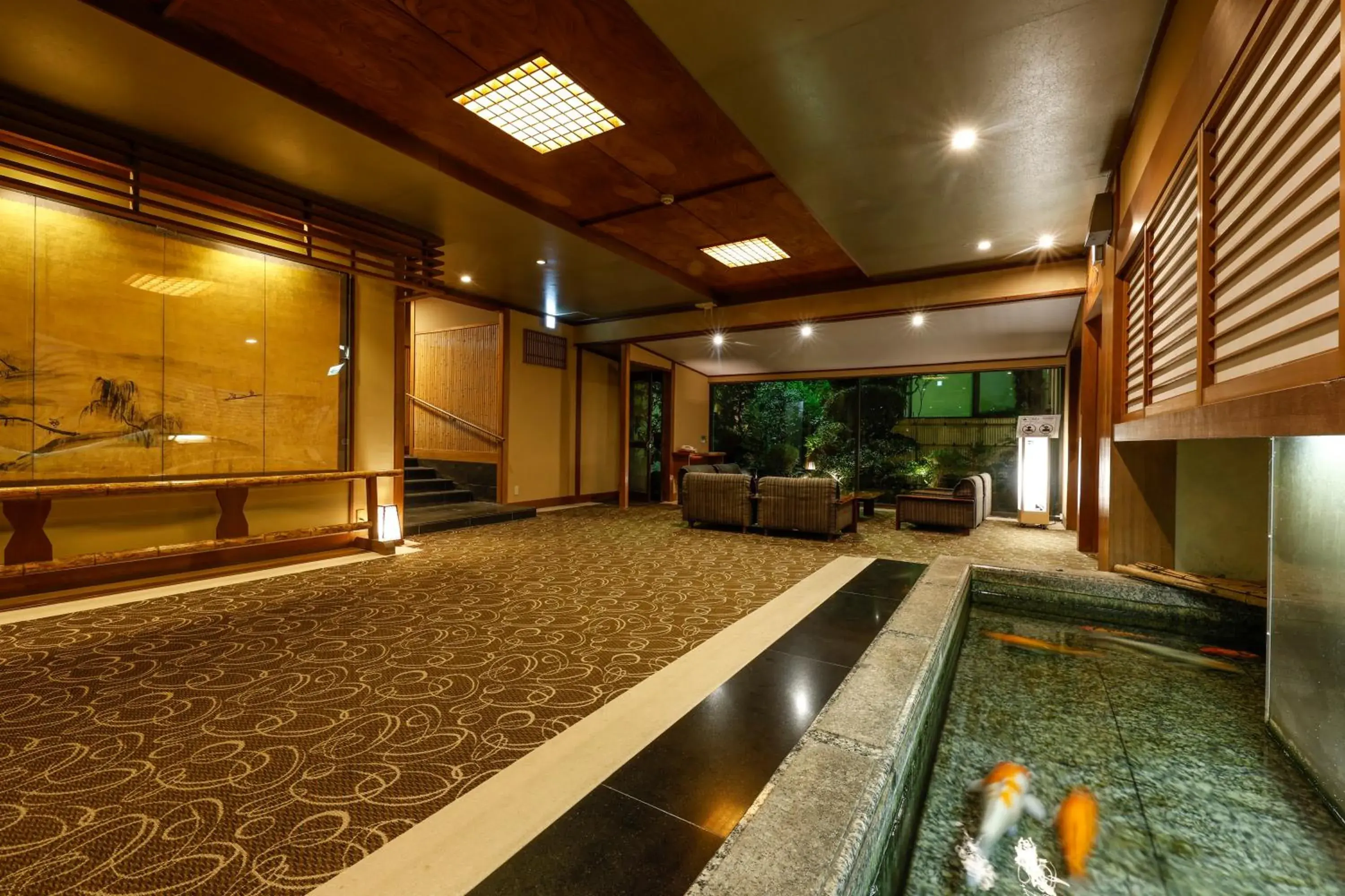 Lobby or reception in Arima Onsen Gekkoen Yugetsusanso Lobby or reception in Arima Onsen Gekkoen Yugetsusanso