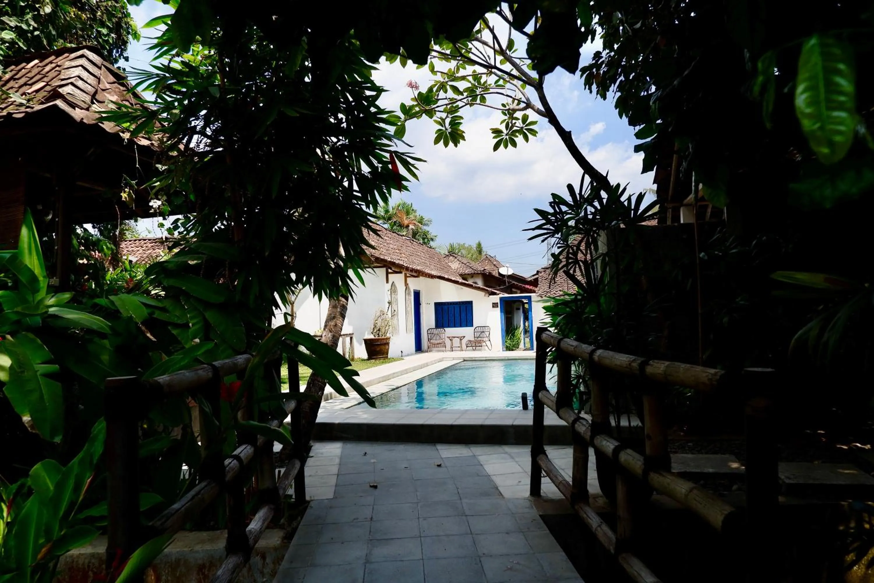 Swimming pool in D'omah Yogya Hotel