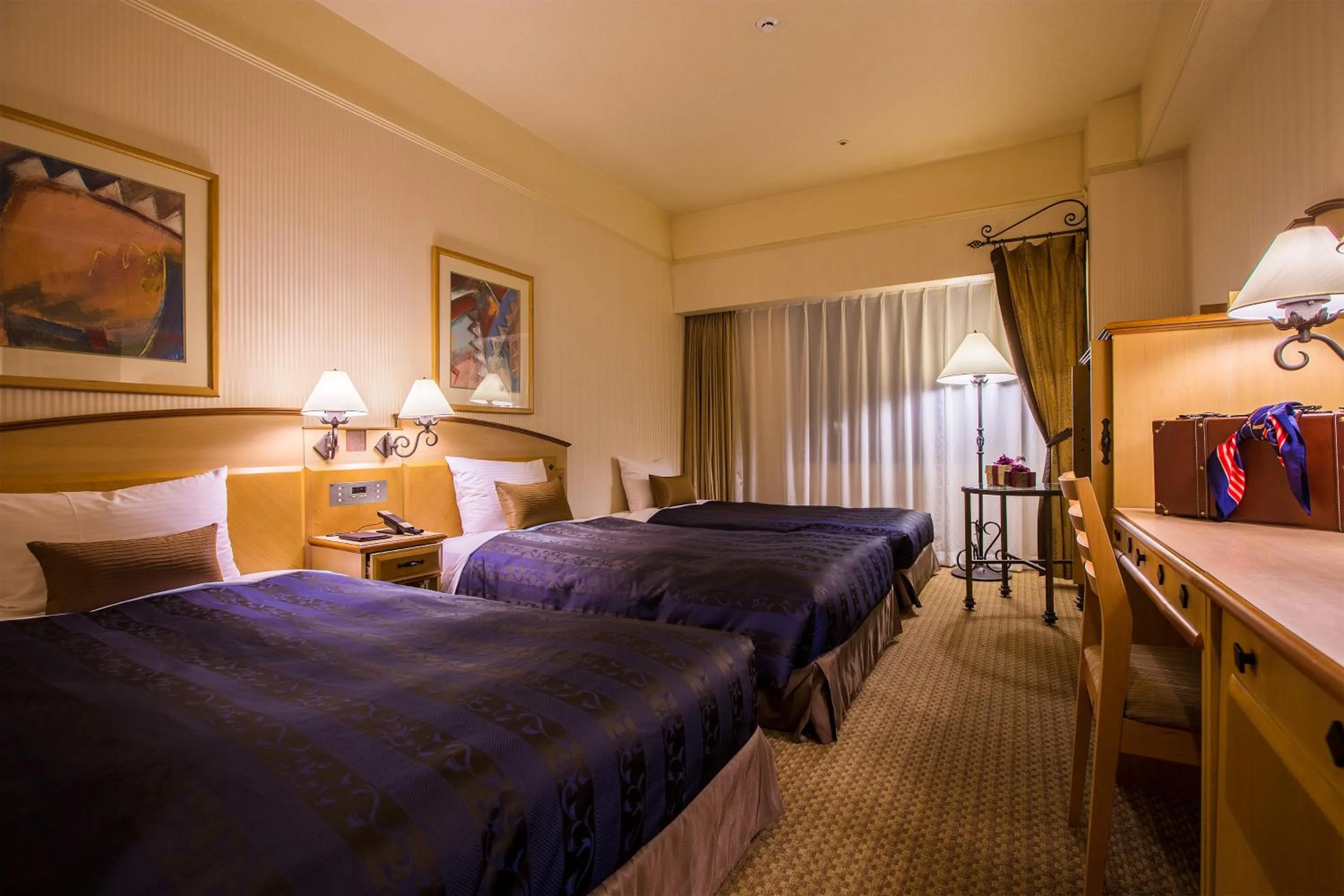 Photo of the whole room, Bed in Hotel Resol Sapporo Nakajima Koen