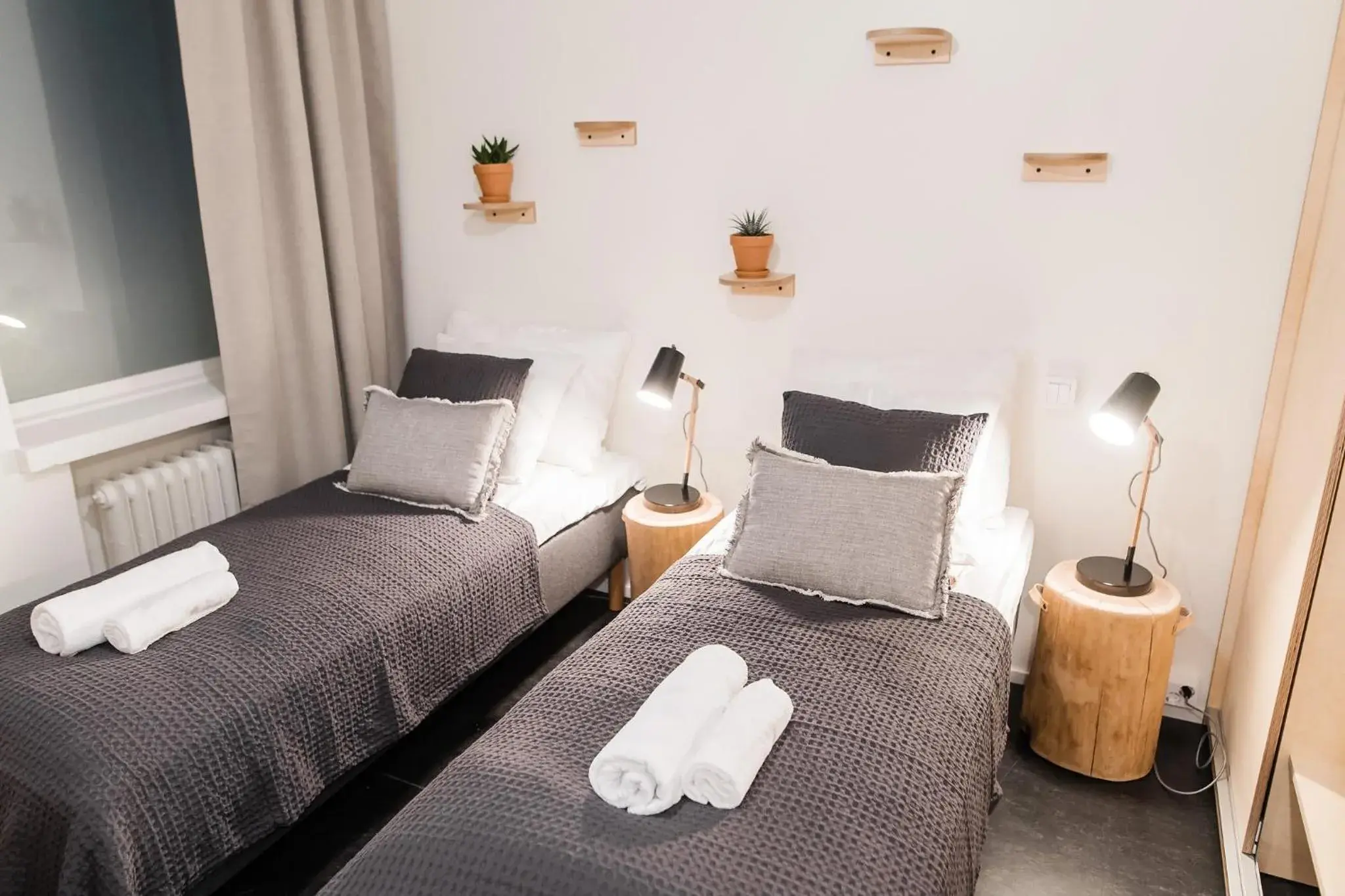 Twin Room with Shared Bathroom in Forenom Hostel Jyväskylä Twin Room with Shared Bathroom in Forenom Hostel Jyväskylä