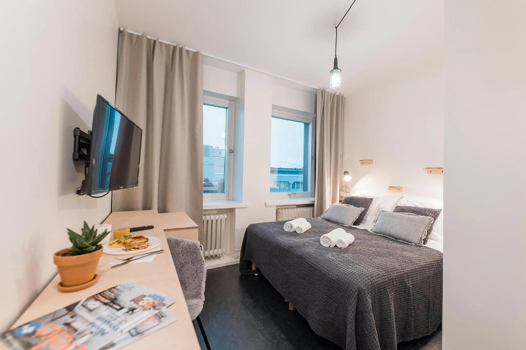 Bed in Forenom Hostel Jyväskylä