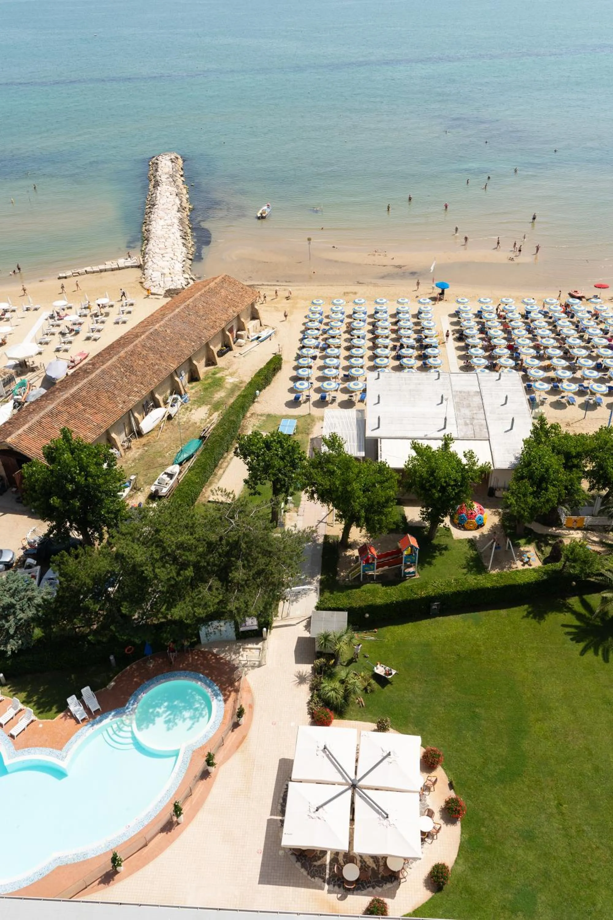 Bird's eye view in Hermitage Hotel