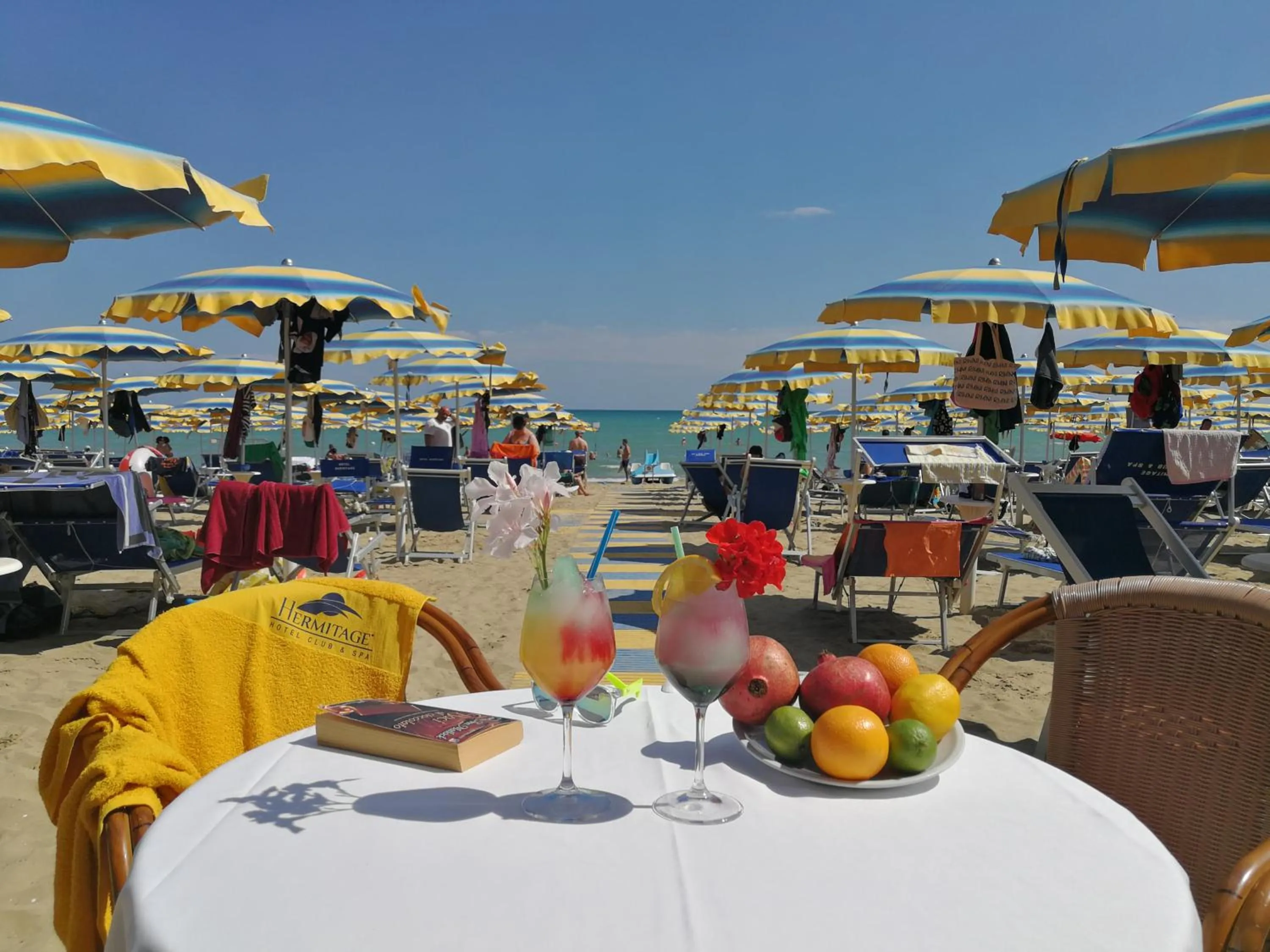 Beach in Hermitage Hotel