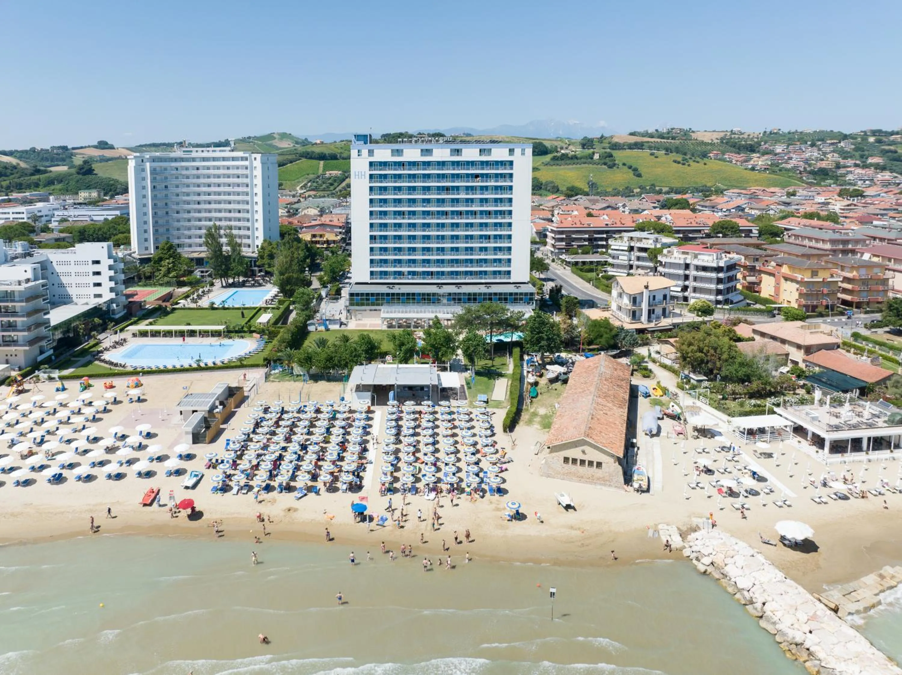Bird's eye view in Hermitage Hotel