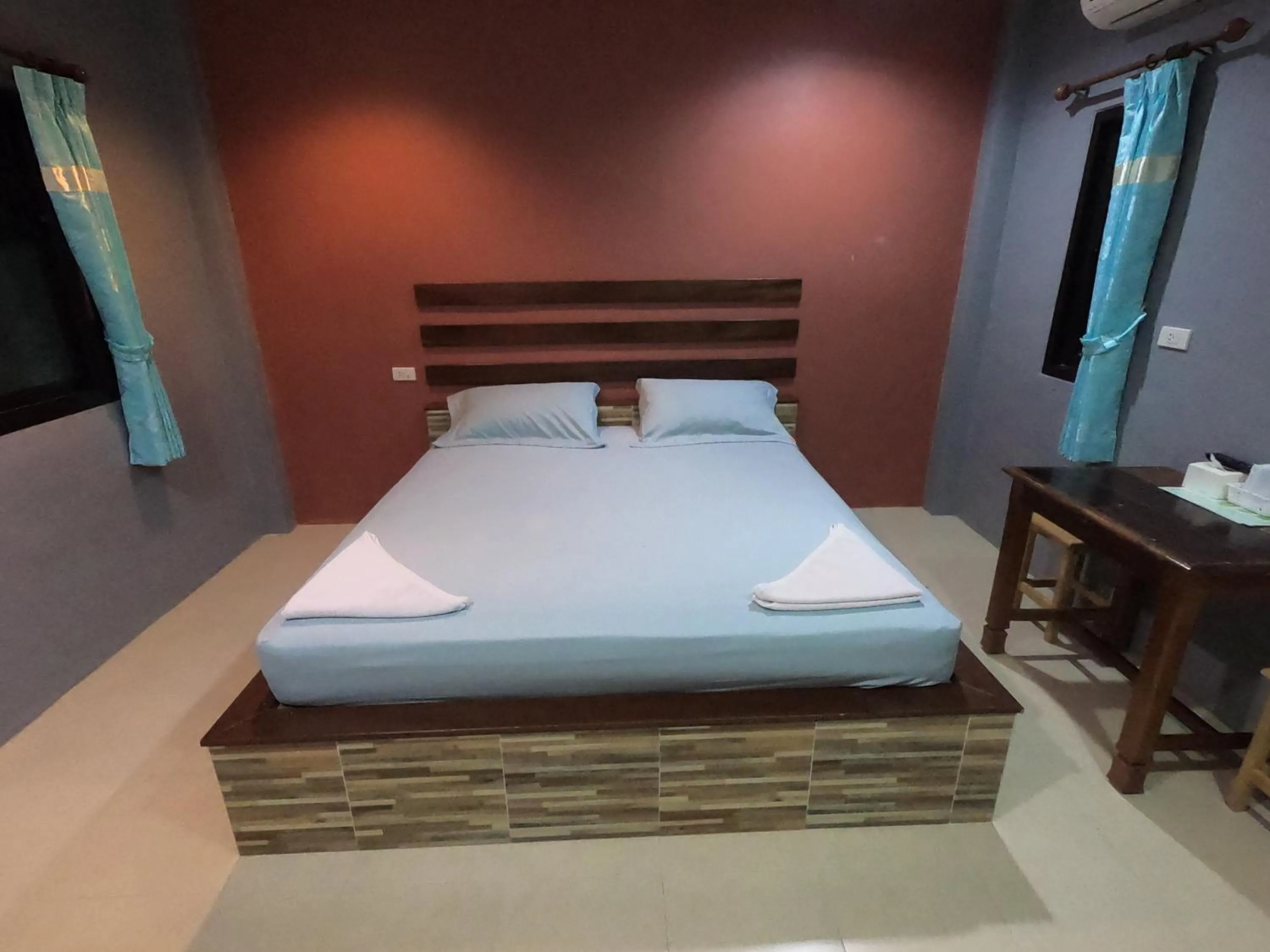 Bed in Janrawee Resort