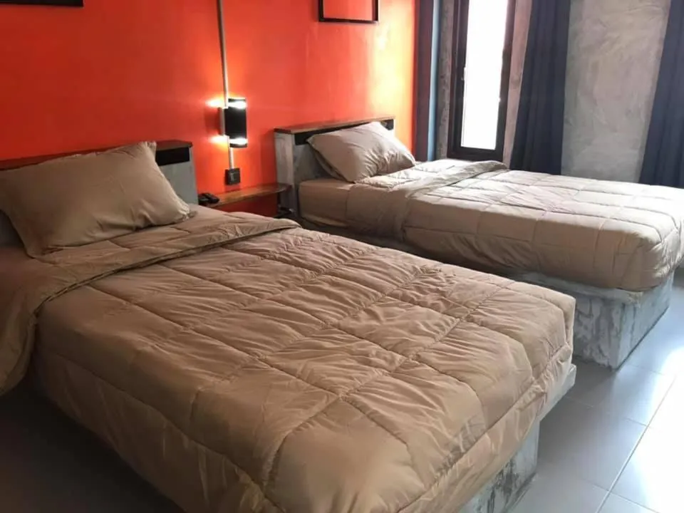 Bed in Janrawee Resort