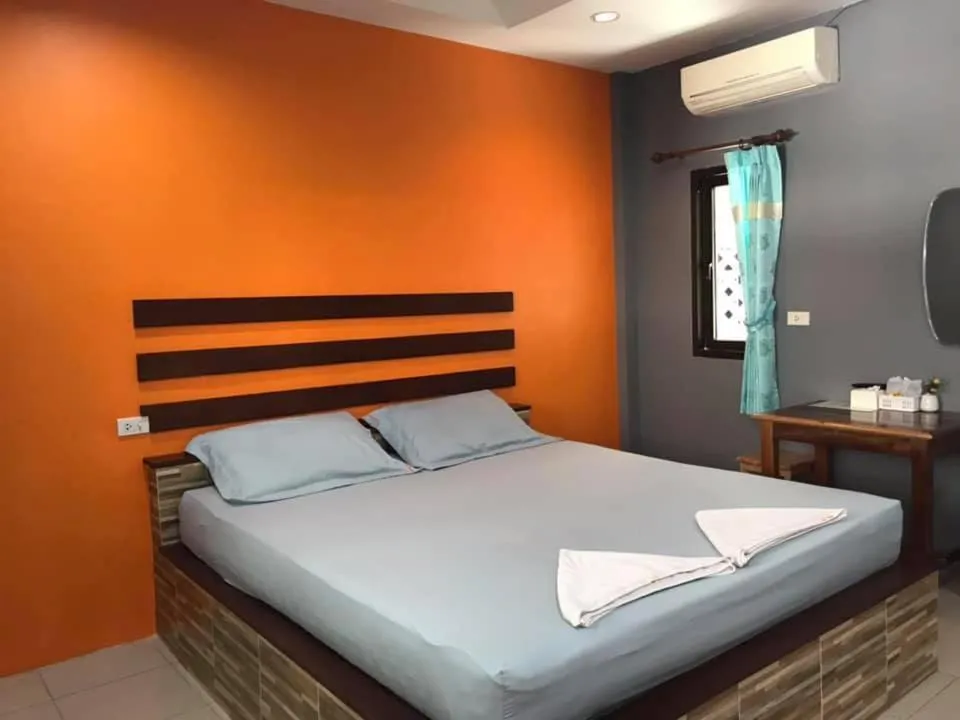 Bed in Janrawee Resort
