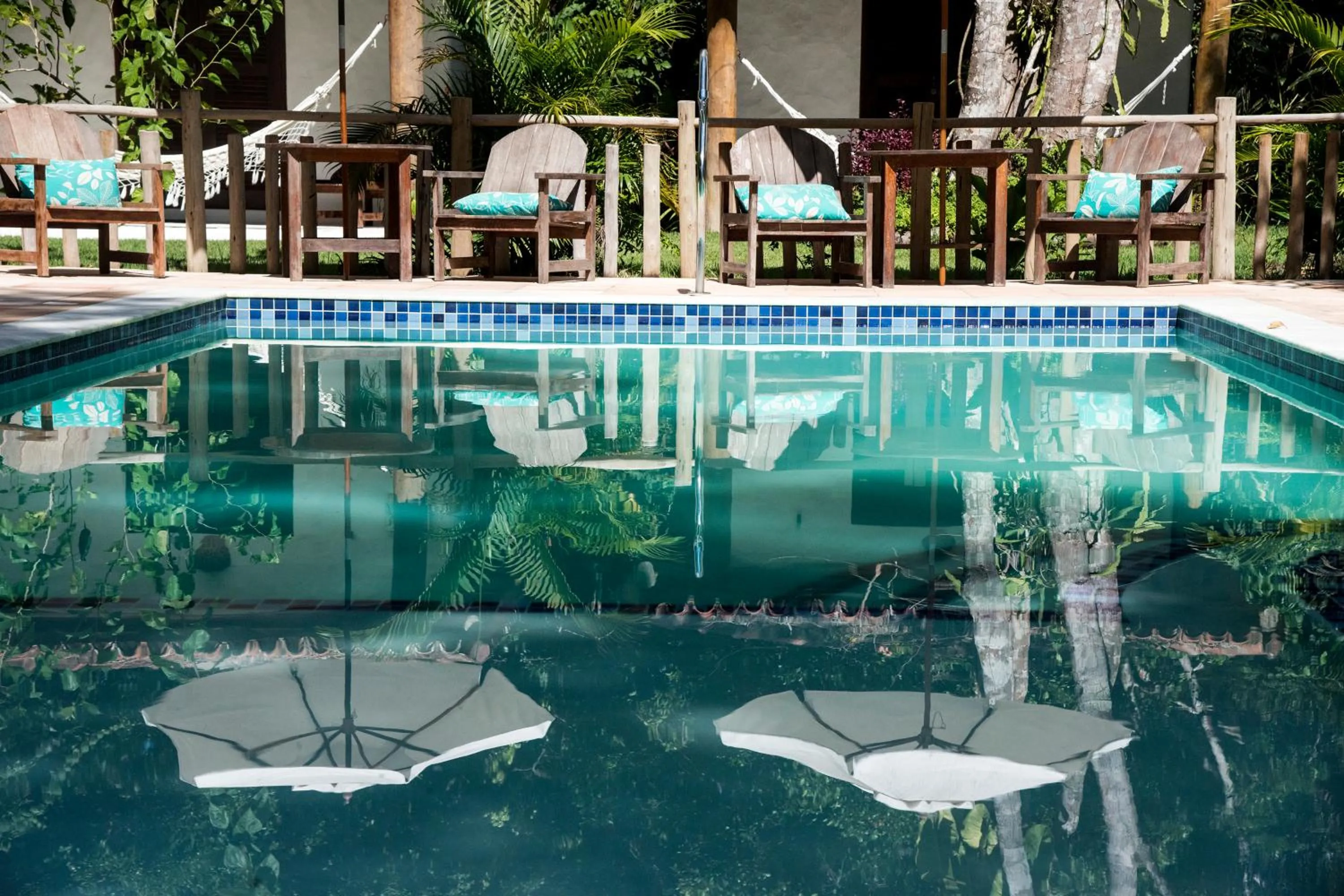 Swimming pool in Cheiro Nativo - Chalés & Pousada