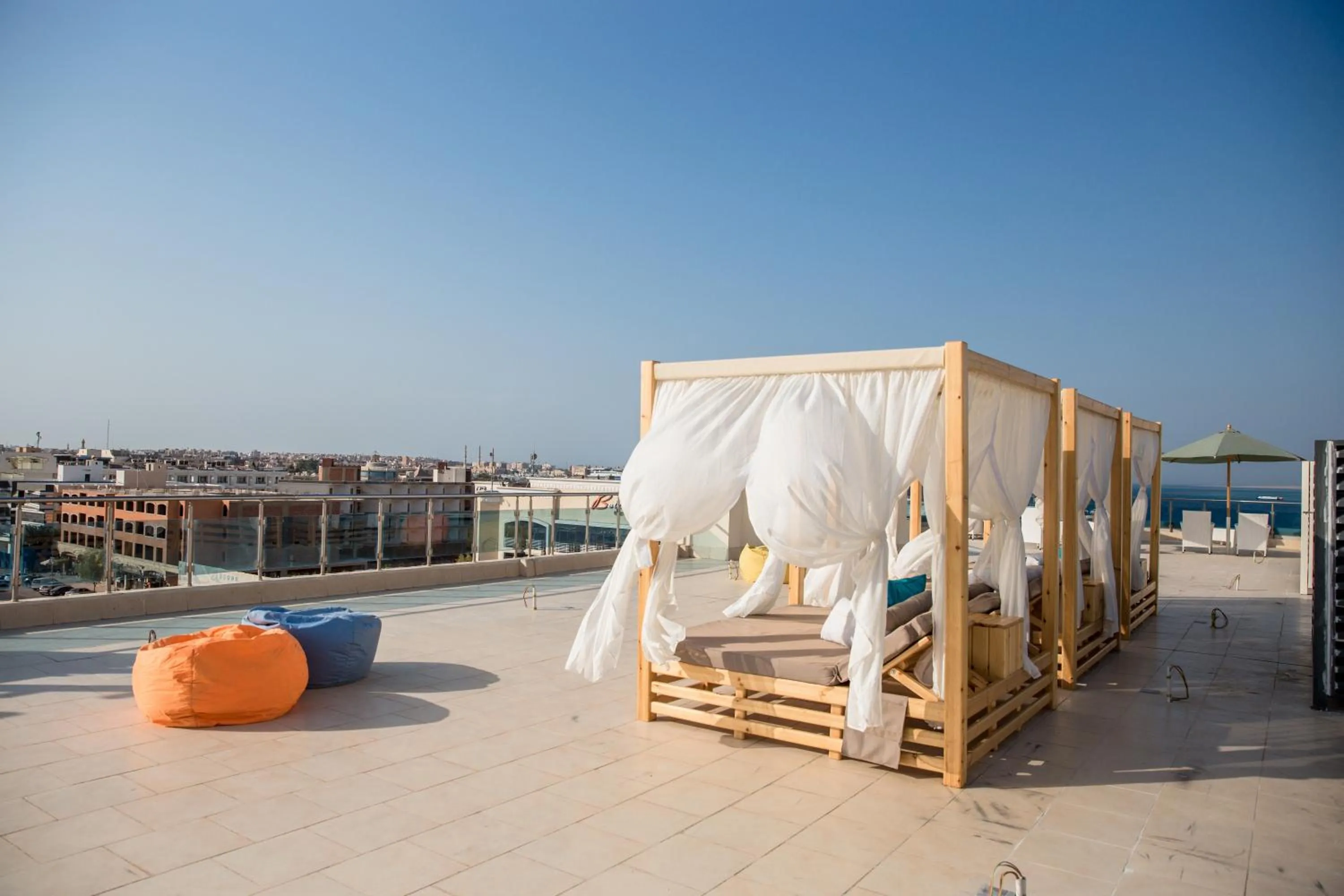 Seating area in Redcon Suites