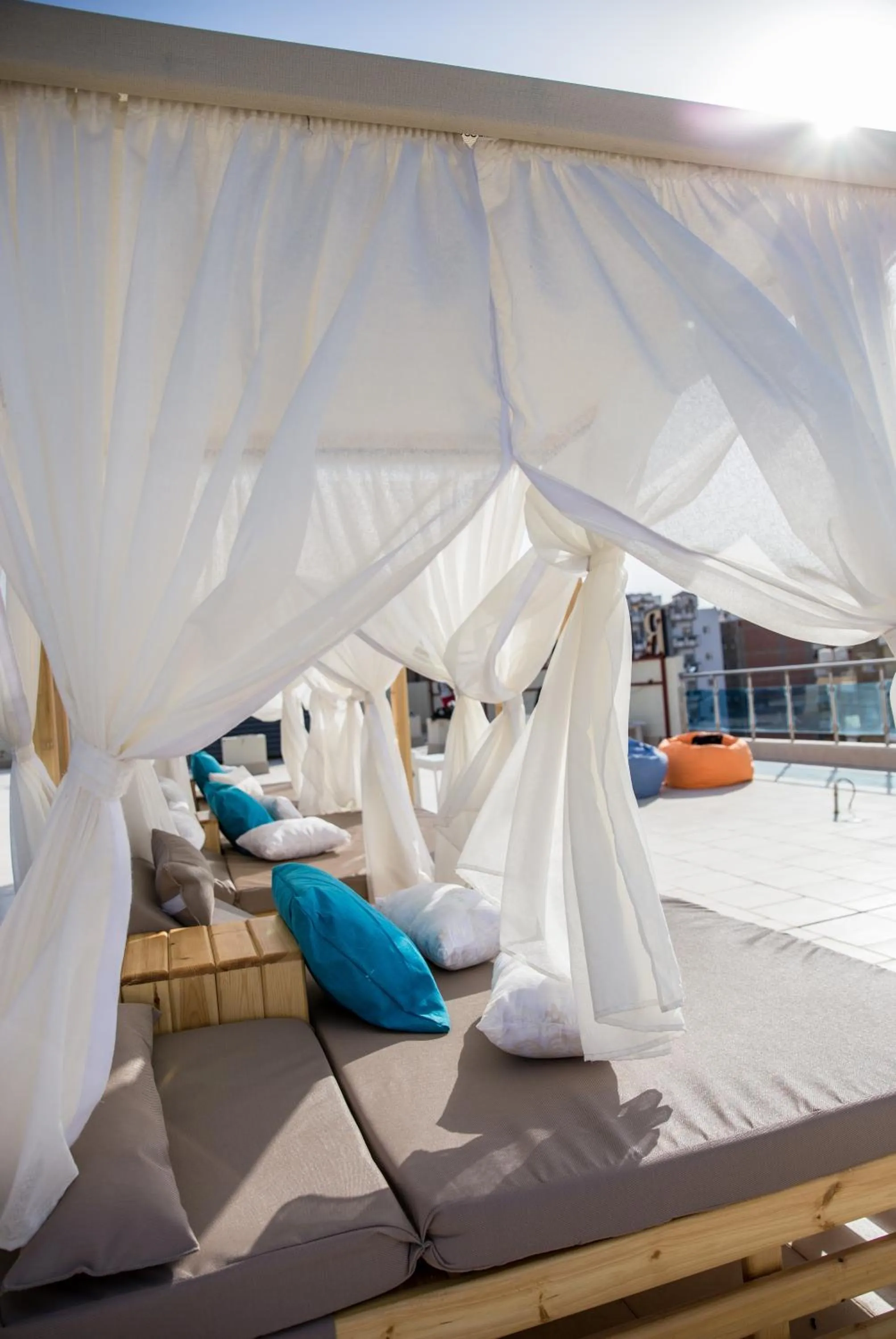 Seating area in Redcon Suites