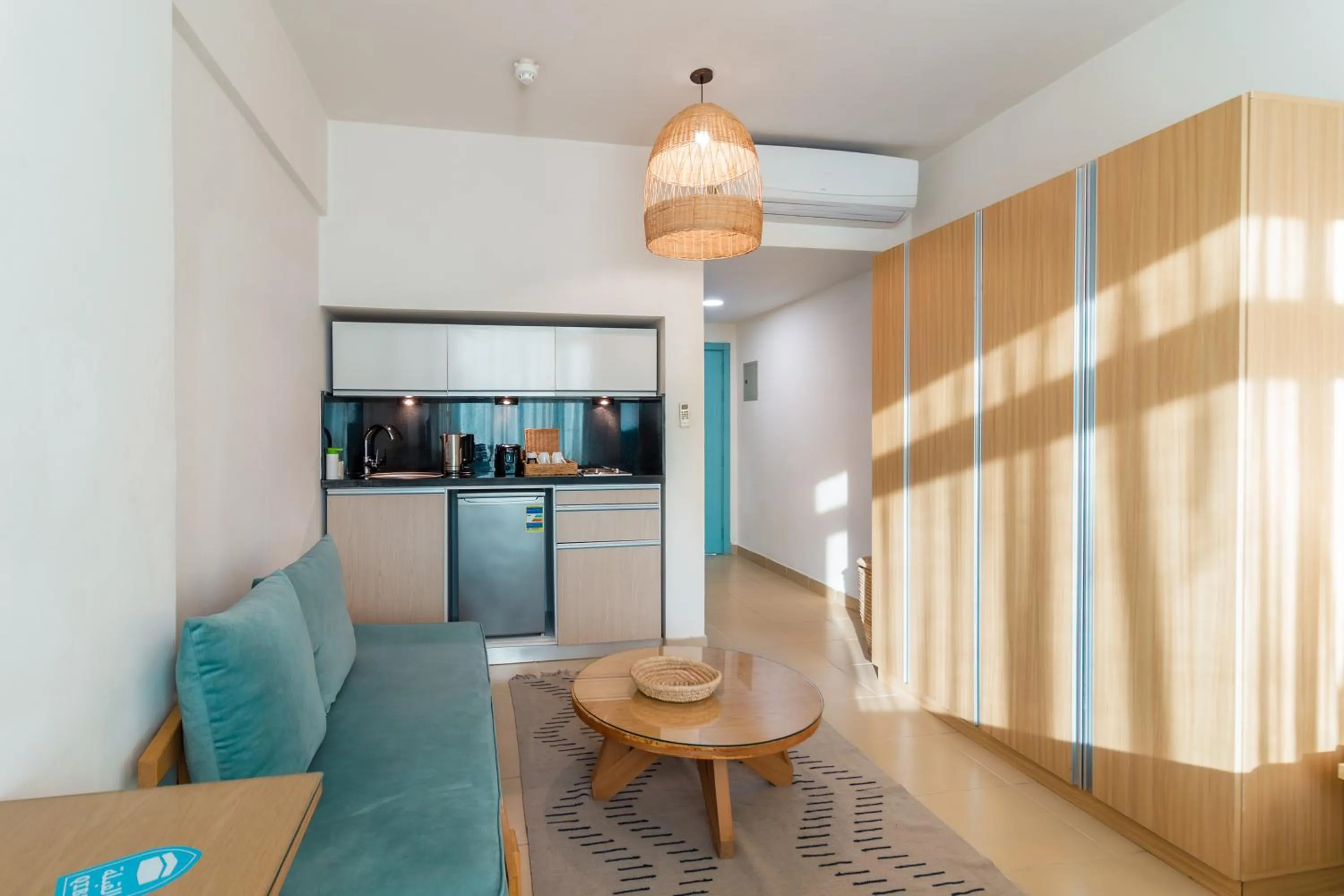 Seating area in Redcon Suites