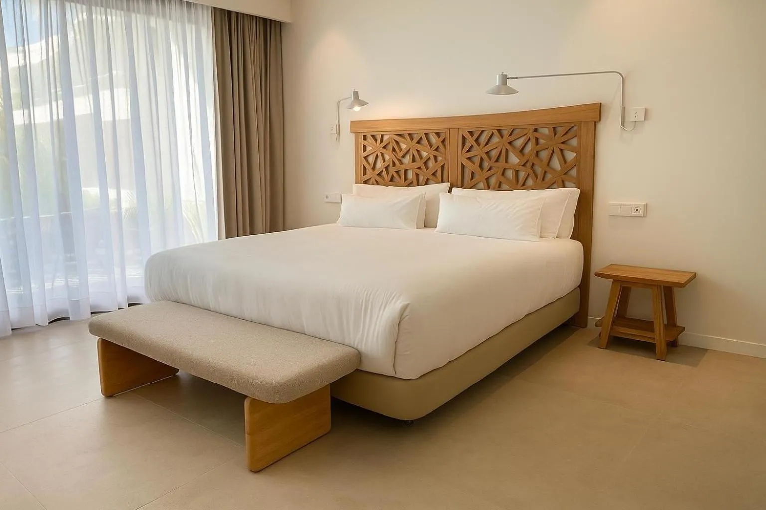 Bed in Oasis Lanz Beach Mate