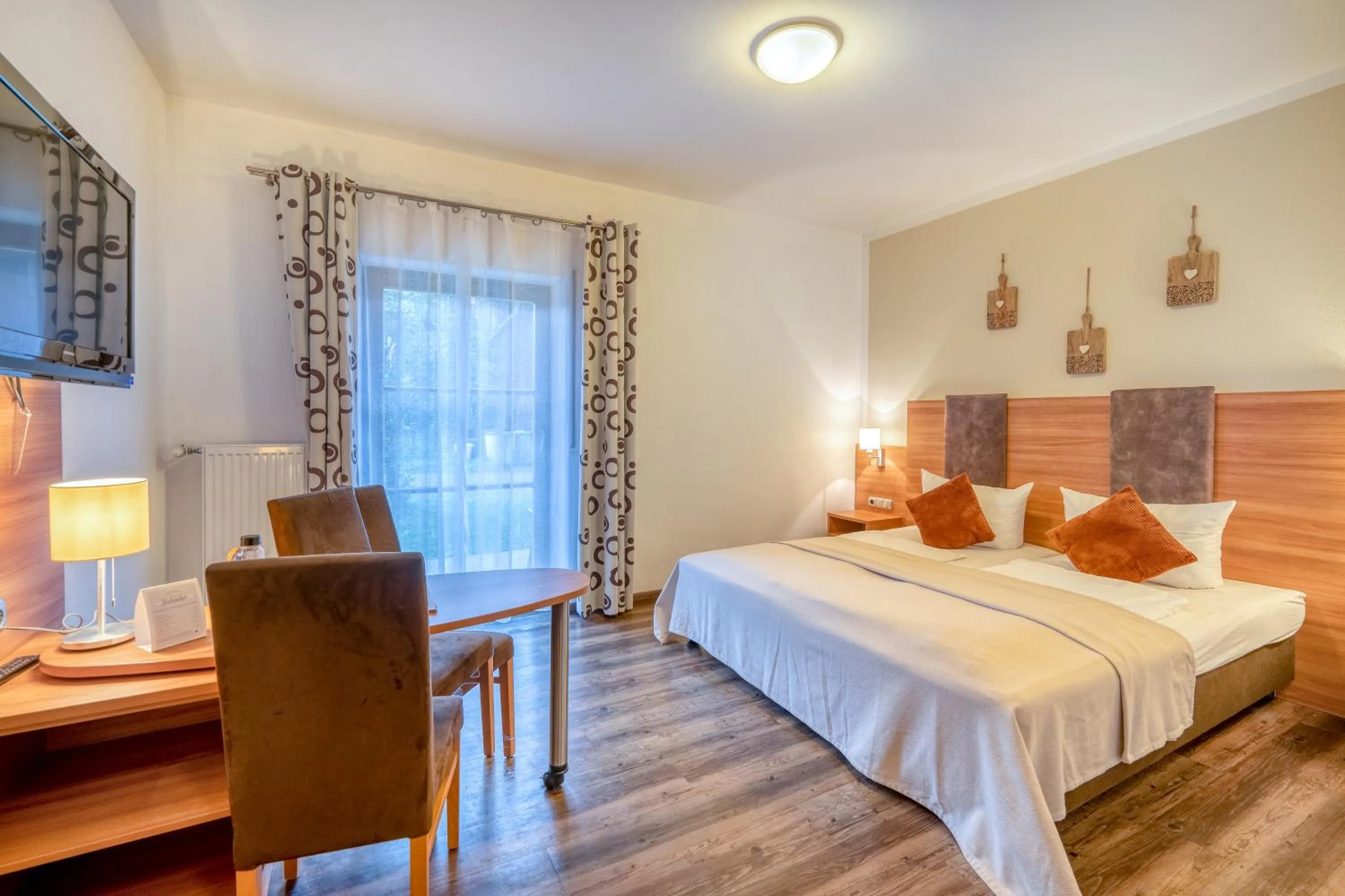 Bed in Hotel Schaider