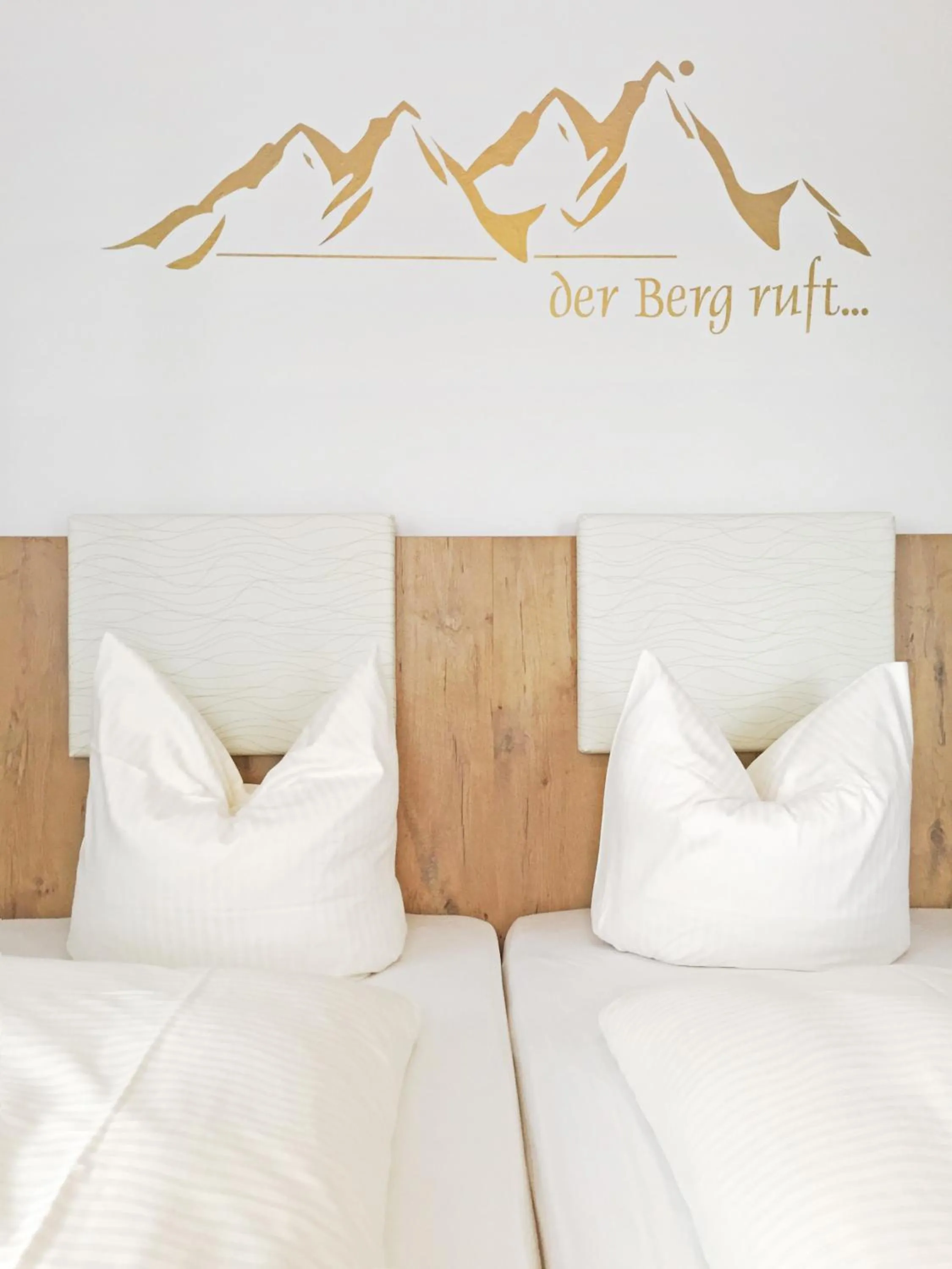 Bed in Hotel Schaider