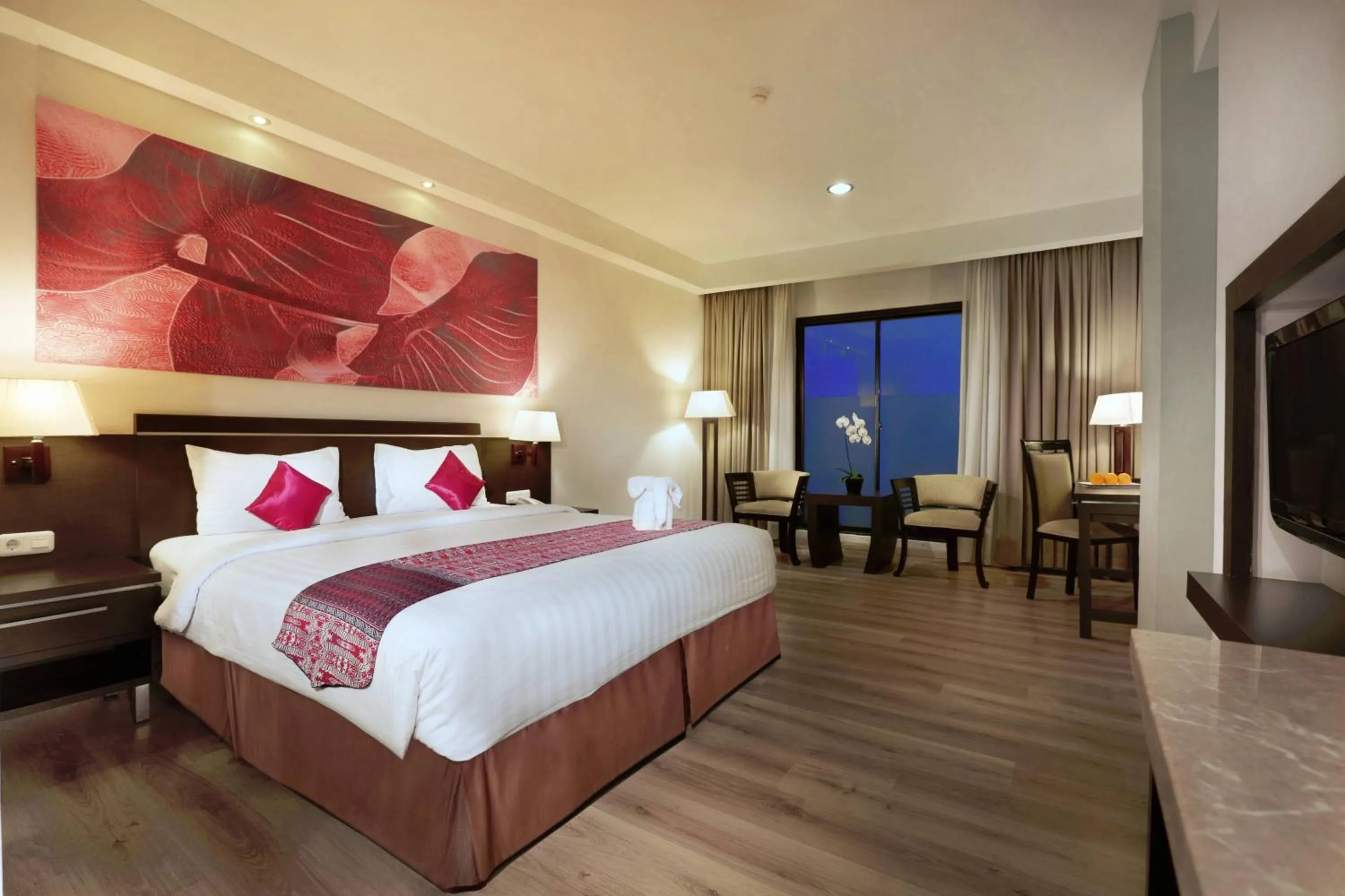 Bedroom, Bed in Aston Pontianak Hotel and Convention Center