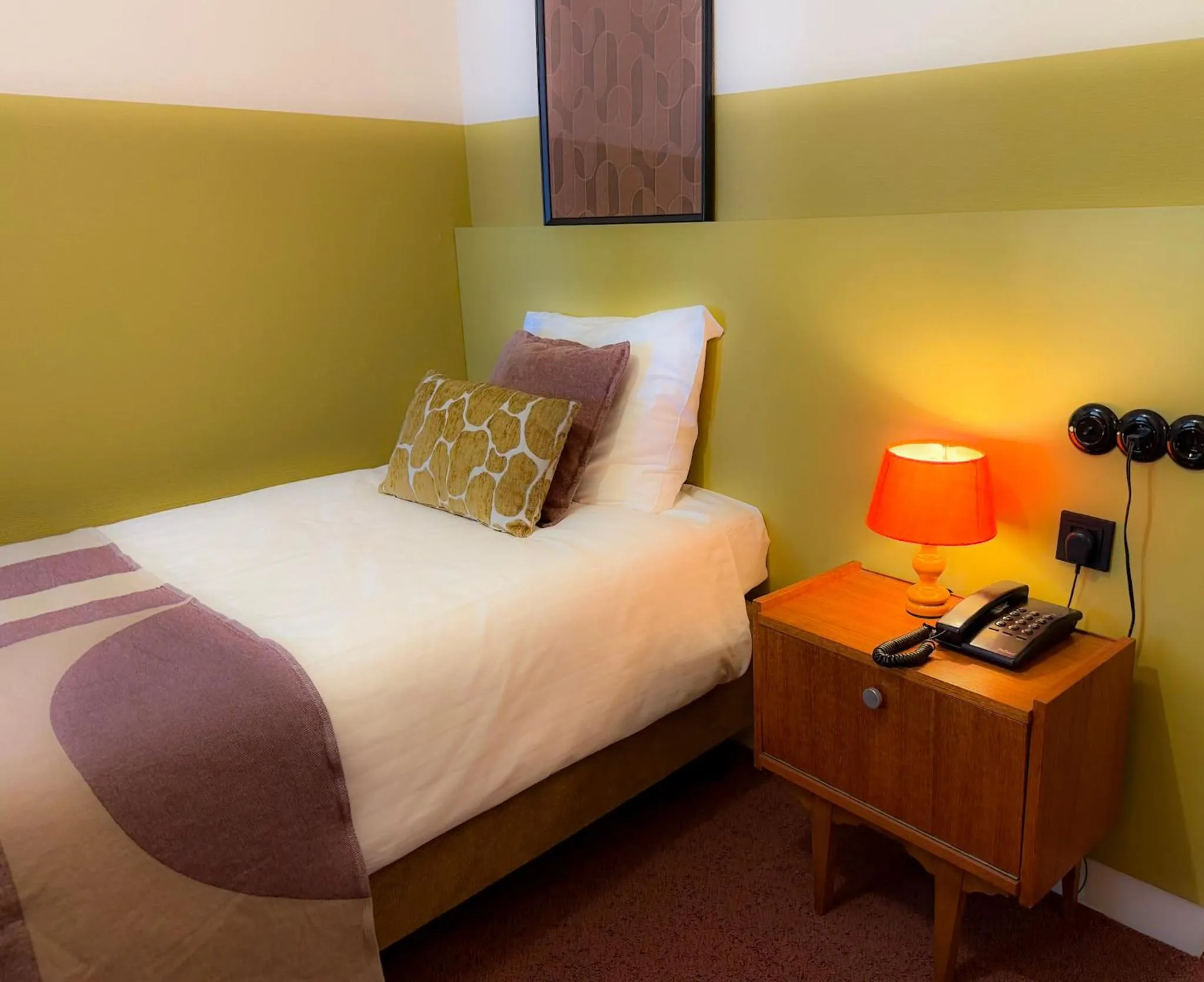 Bed in Hotel Restaurant Ruimzicht