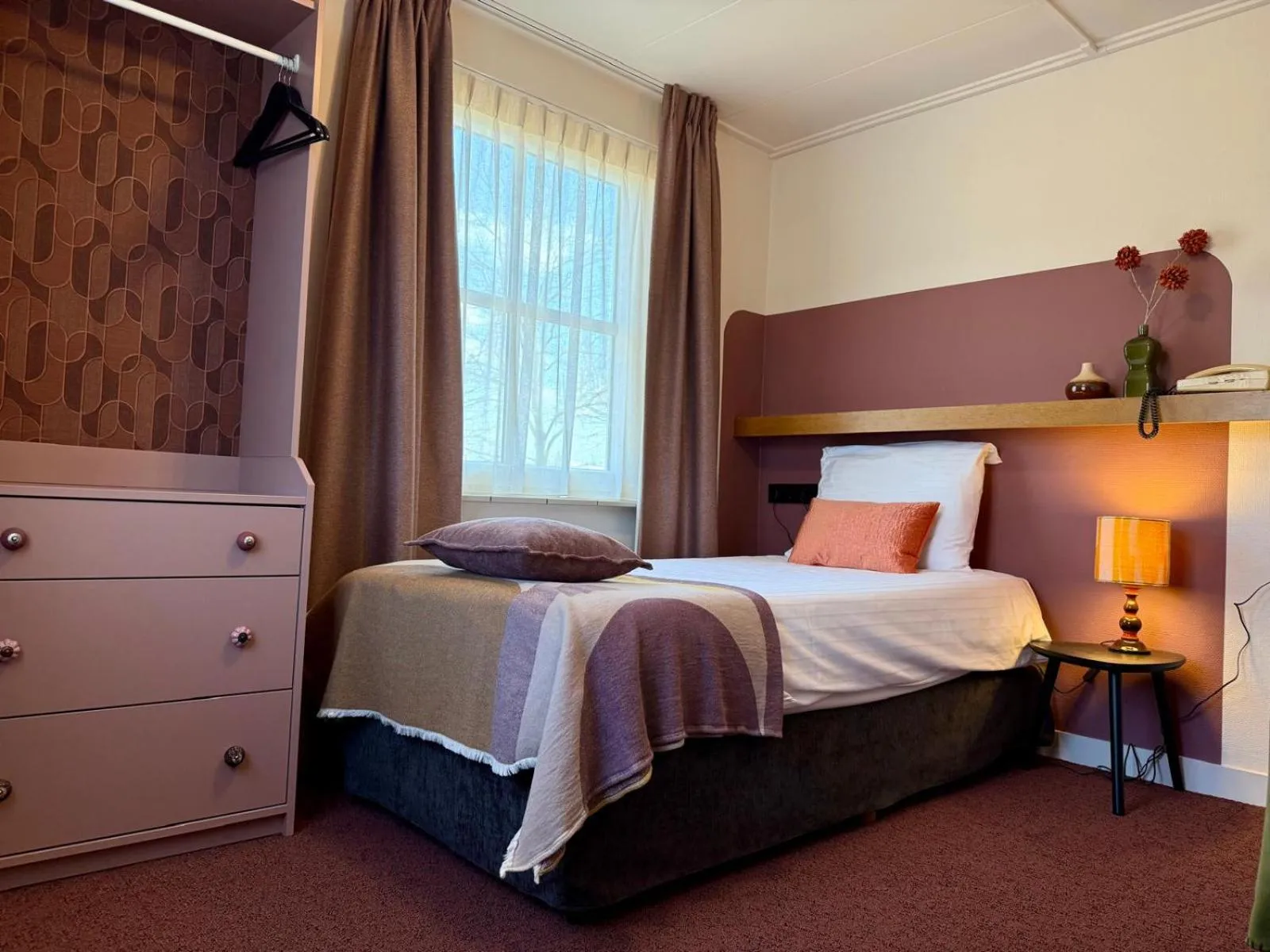 Bed in Hotel Restaurant Ruimzicht