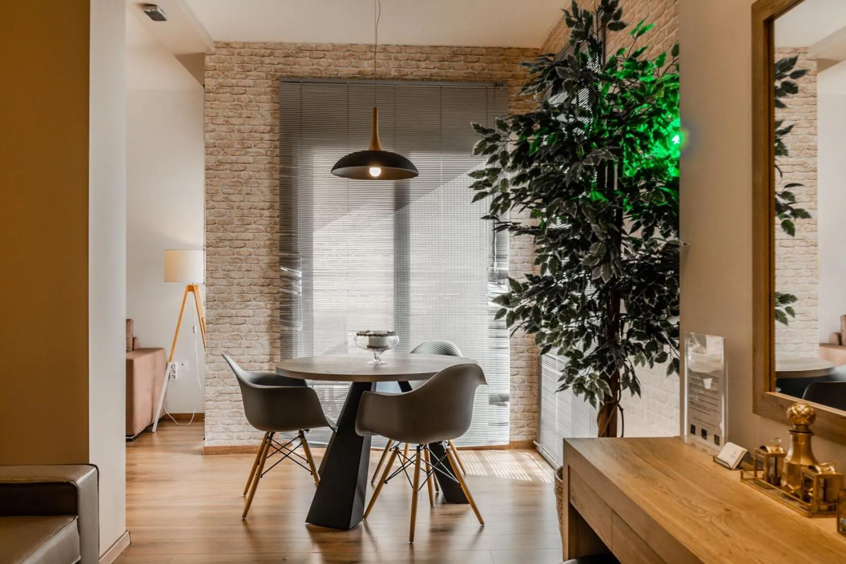 Dining area in Superior One Luxury Apartments