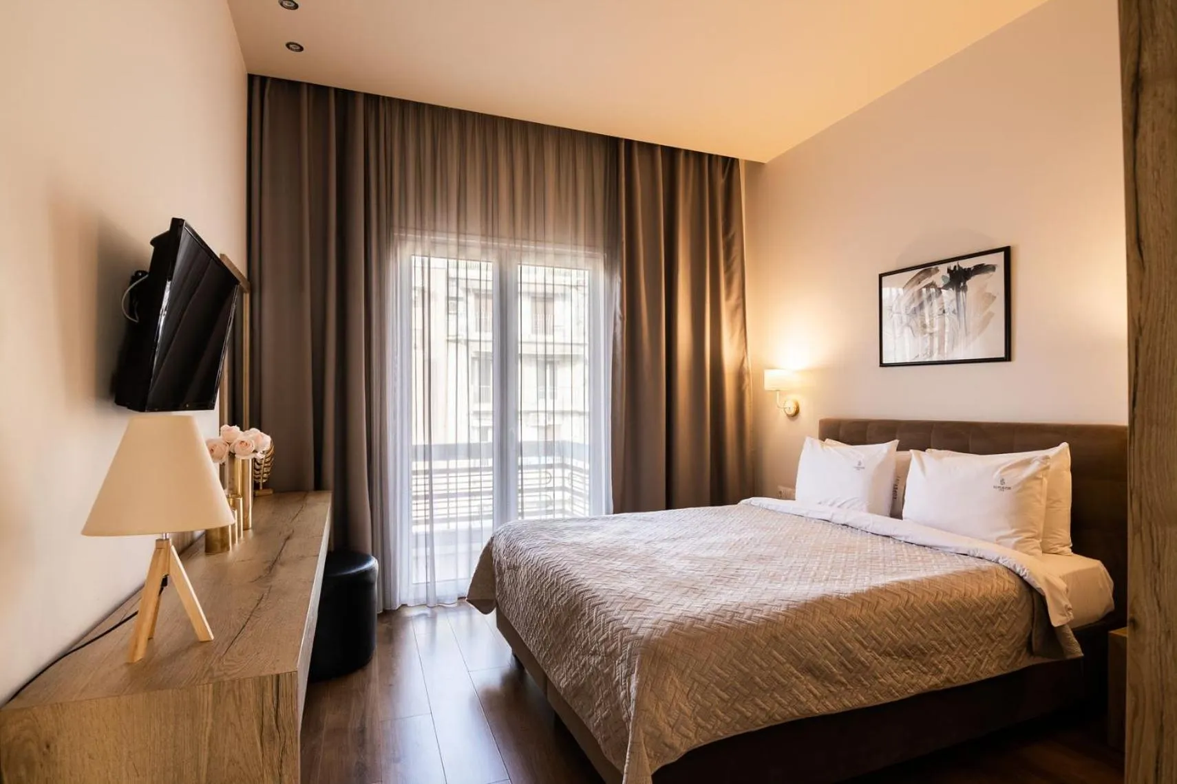 Bedroom, Bed in Superior One Luxury Apartments