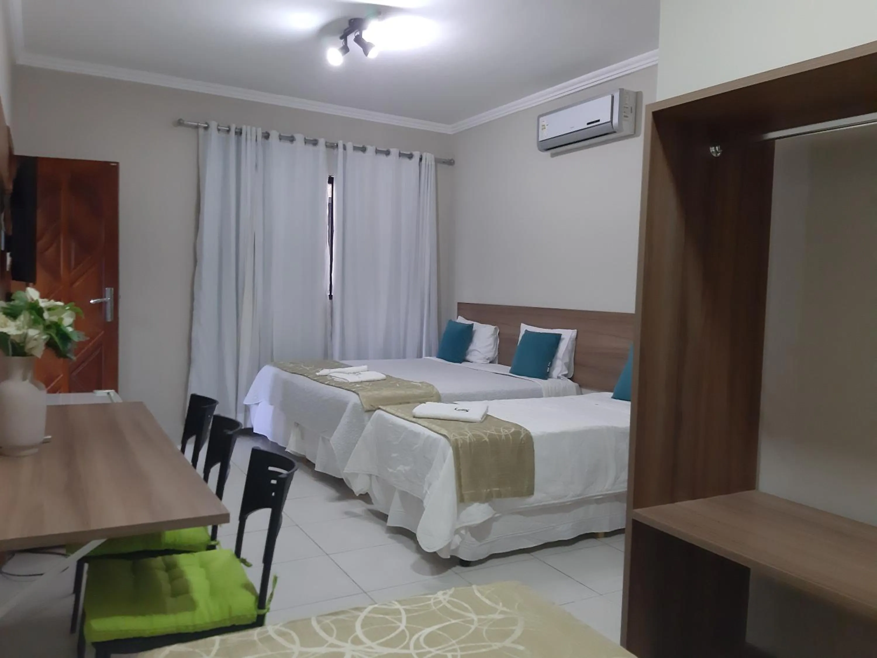 Bed in Hotel Cantinho Verde