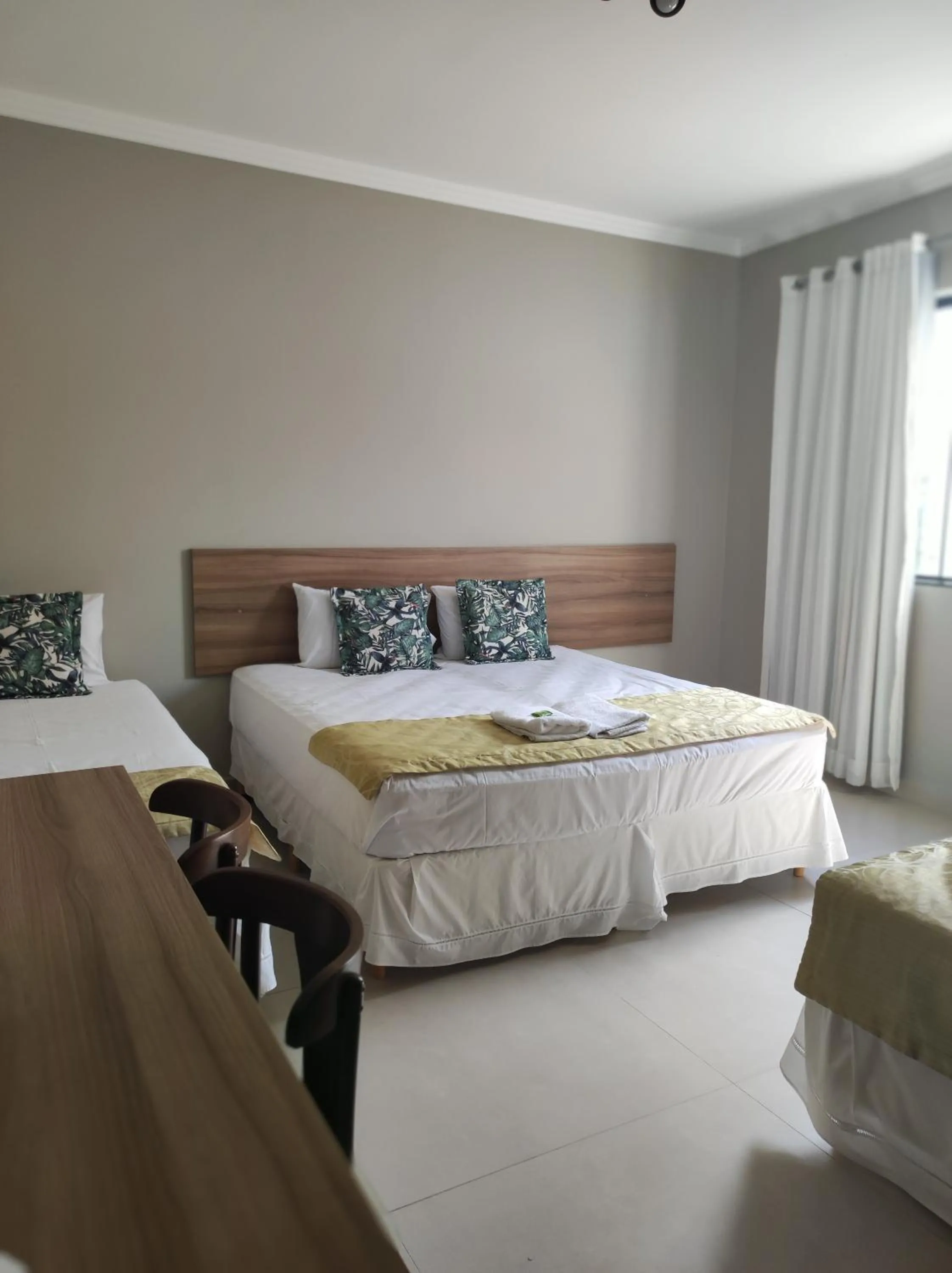 Bed in Hotel Cantinho Verde