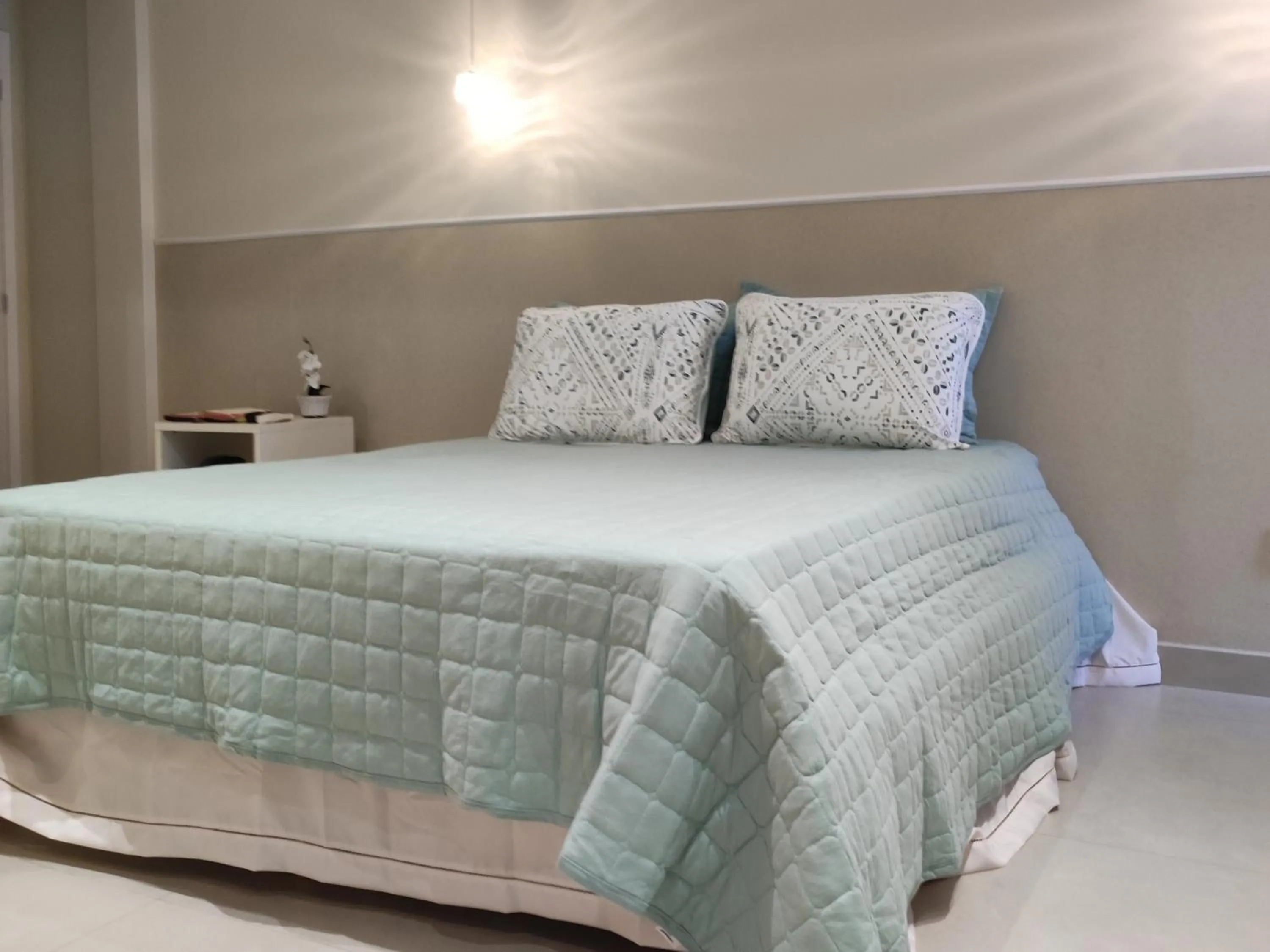 Bed in Hotel Cantinho Verde
