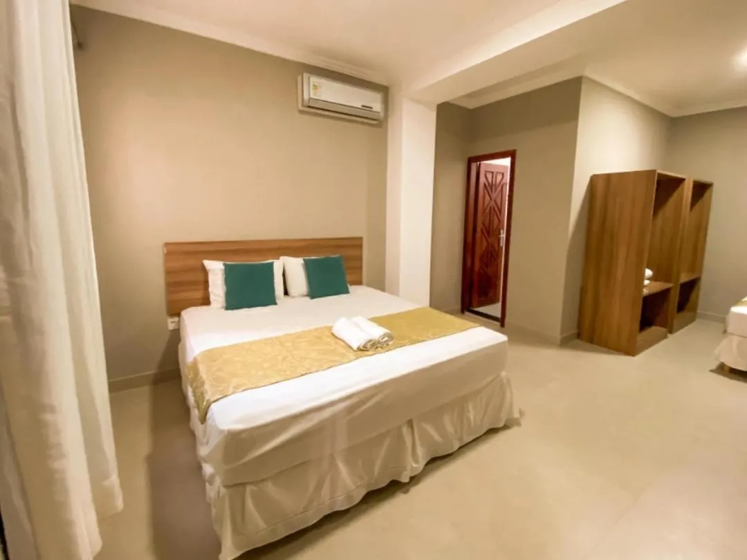 Bed in Hotel Cantinho Verde