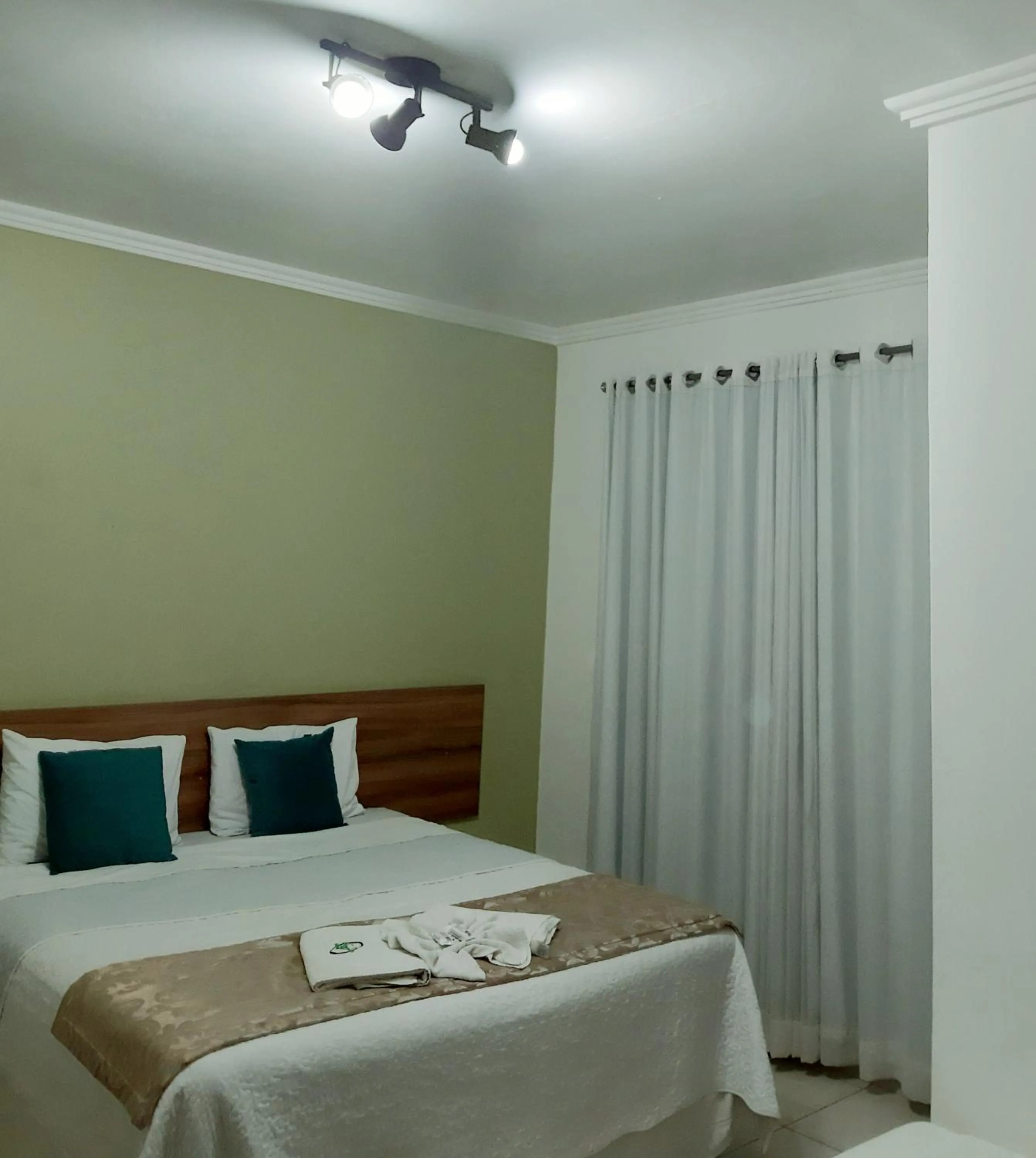 Bed in Hotel Cantinho Verde
