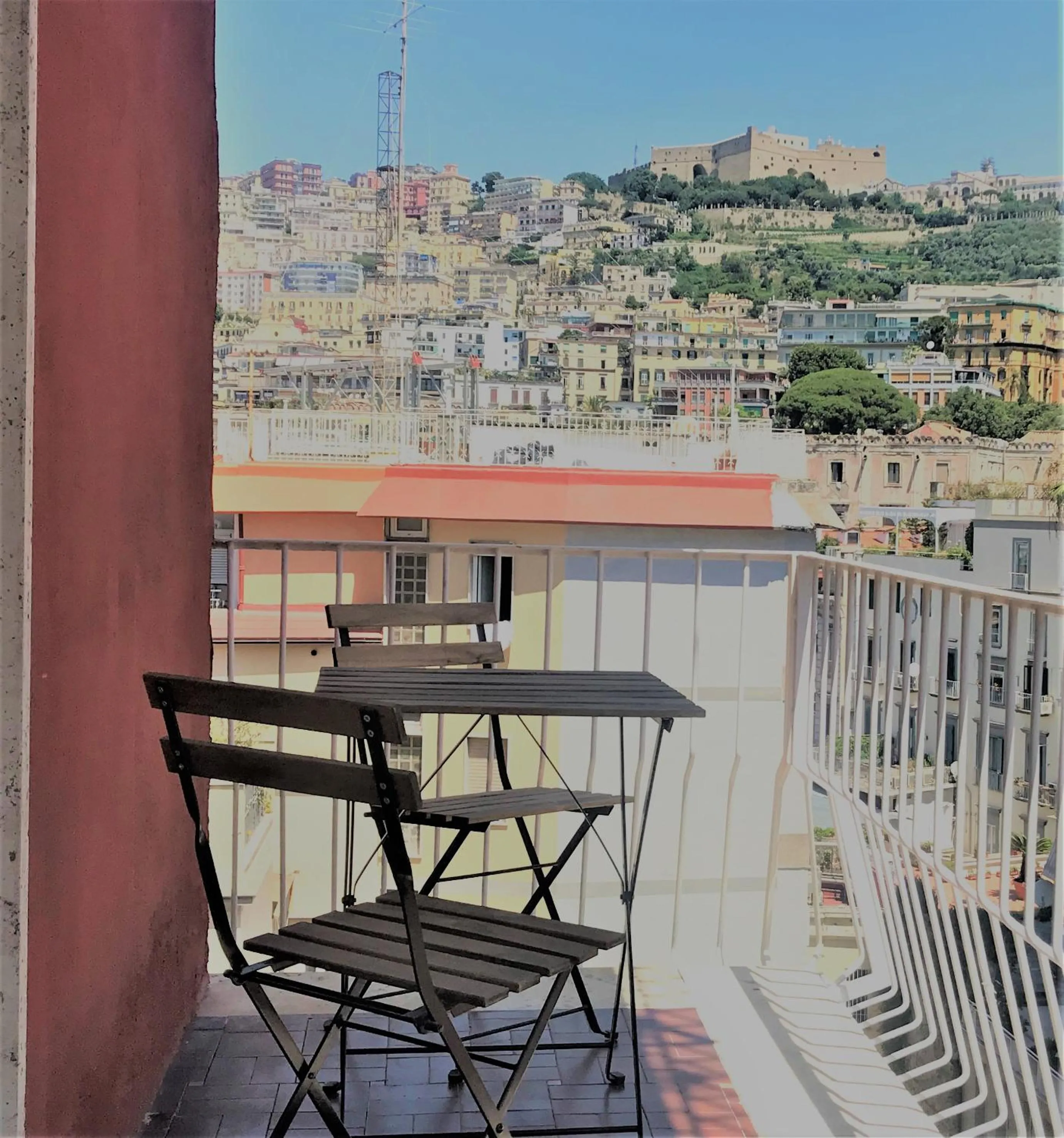 City view in Napoliday