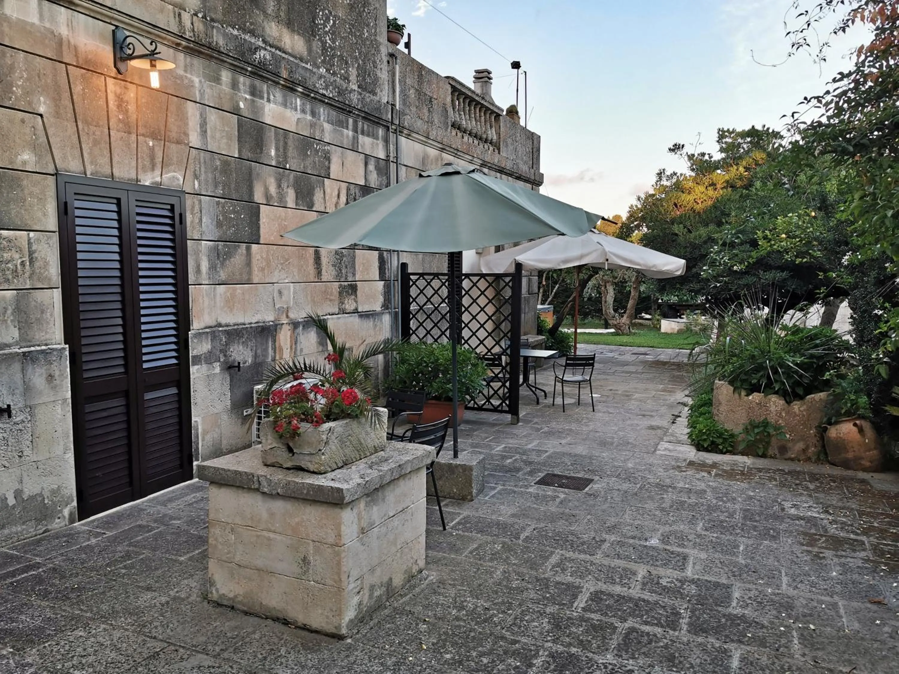 Patio in Villa Papaleo B&B