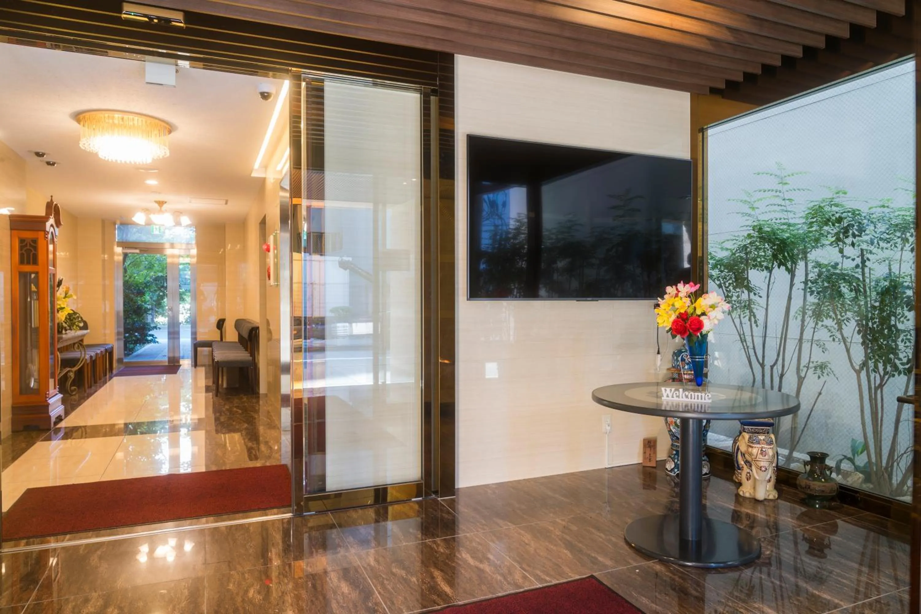 Lobby or reception in Hotel Hakata Nakasu Inn