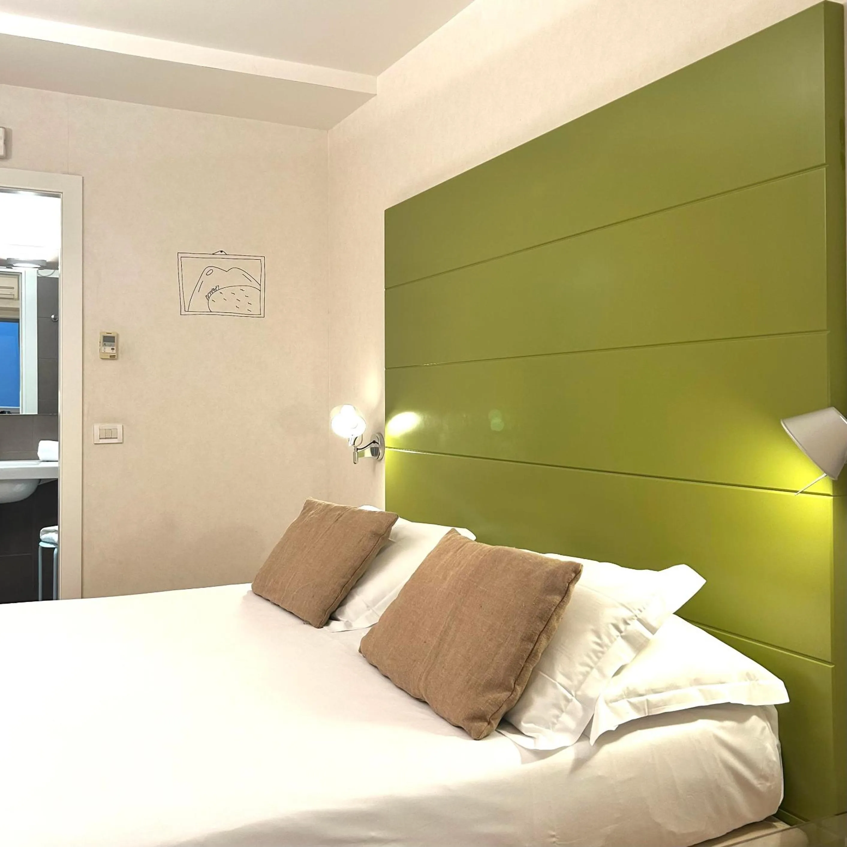 Bed in Hotel Piazza Bellini & Apartments