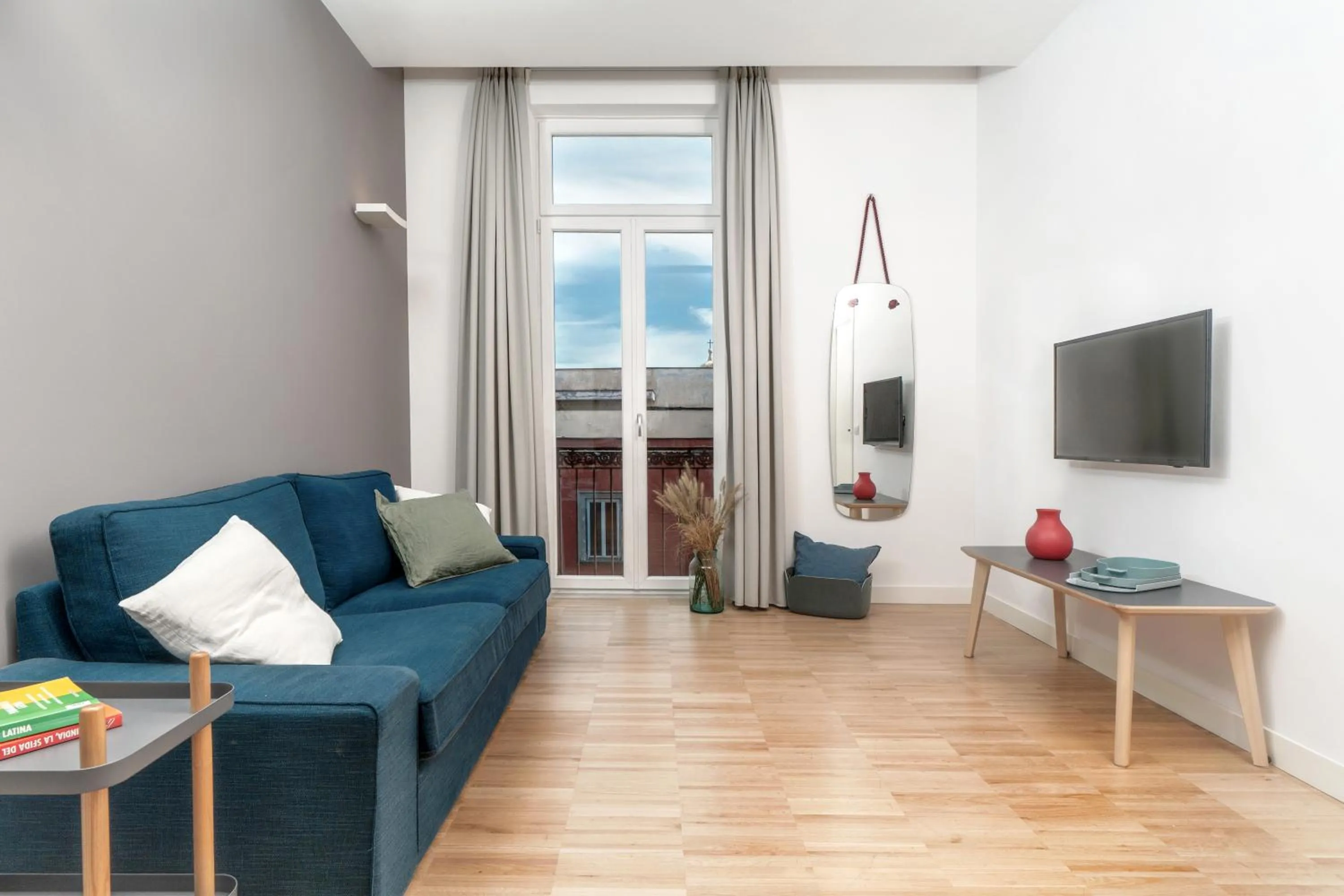 Seating area in Hotel Piazza Bellini & Apartments