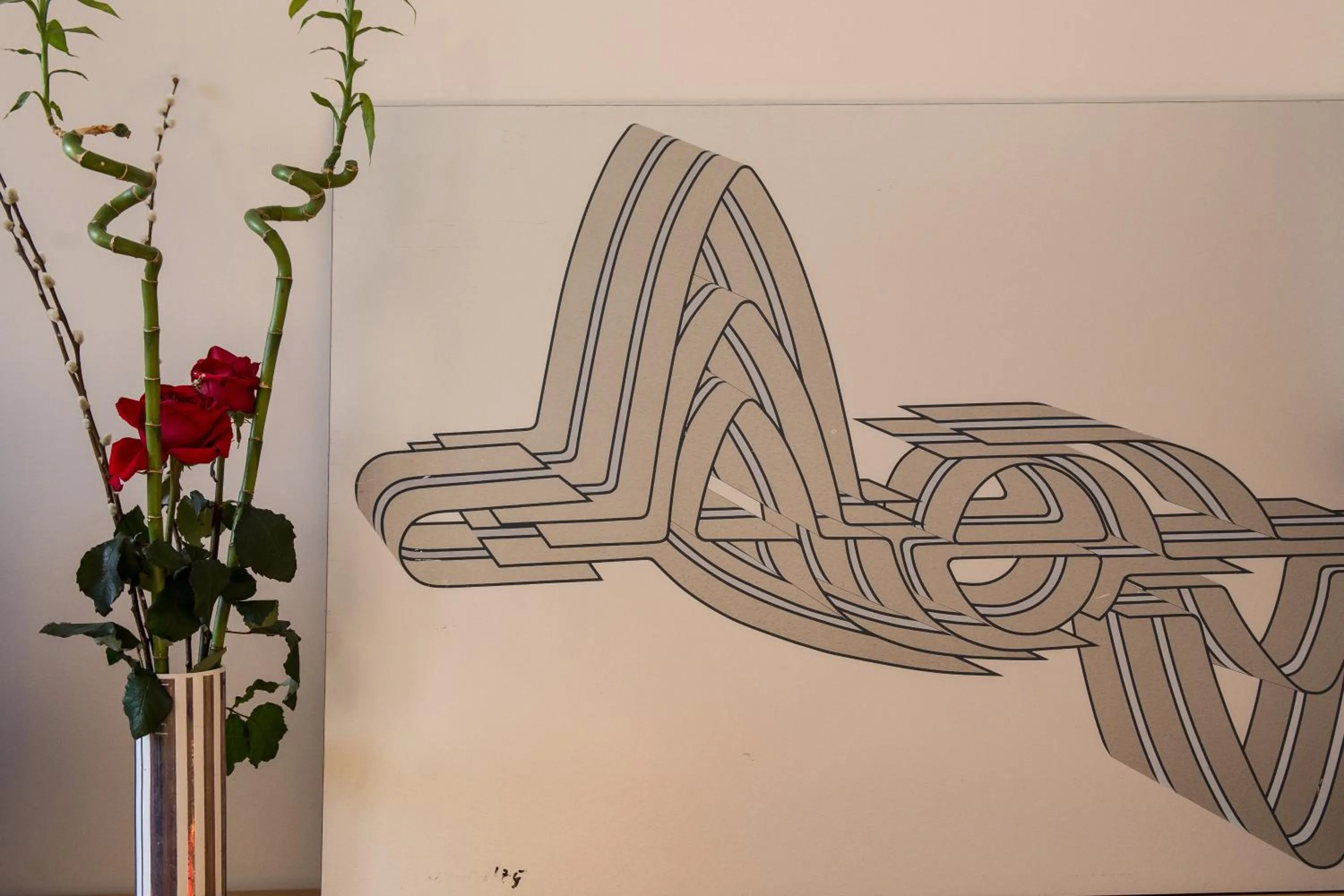 Decorative detail in Ca' della Corte Flats