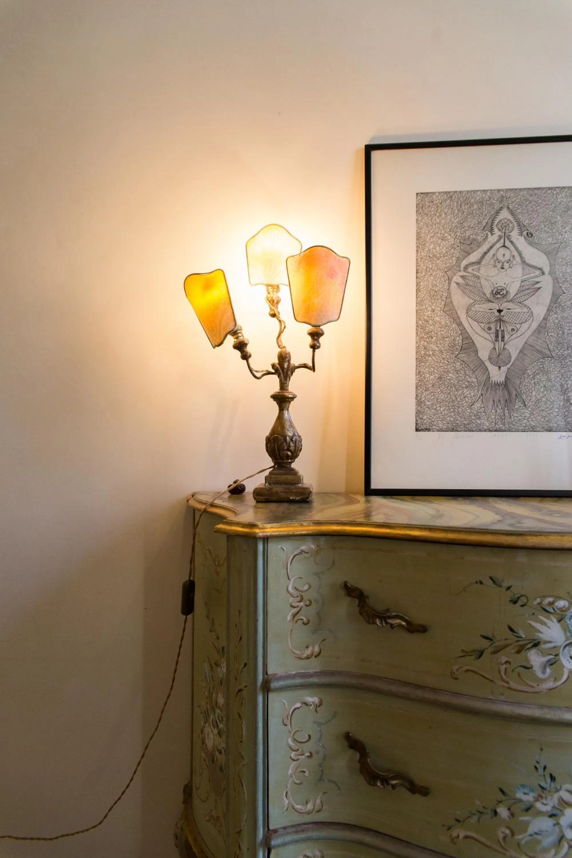 Decorative detail in Ca' della Corte Flats