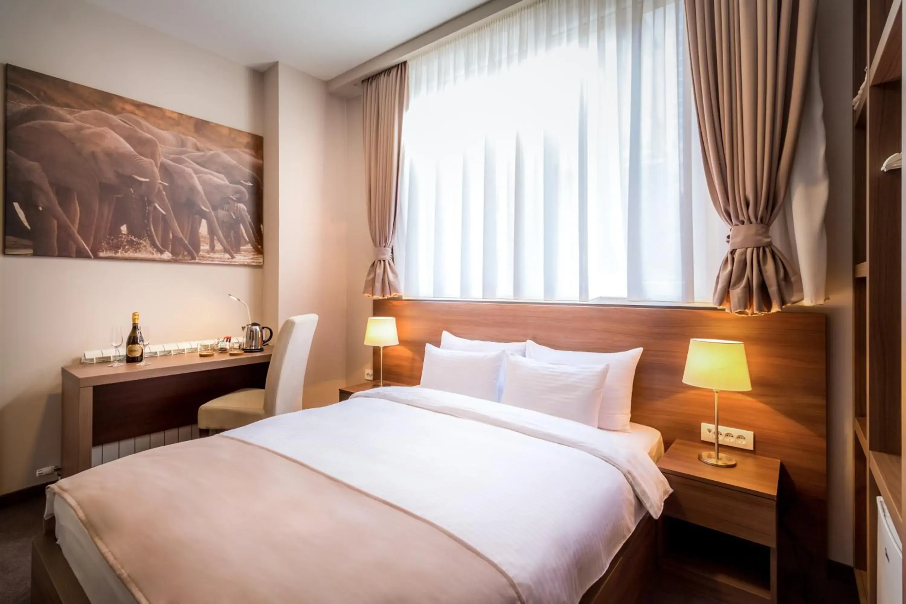 Bed in Veneti Suites Bed in Veneti Suites