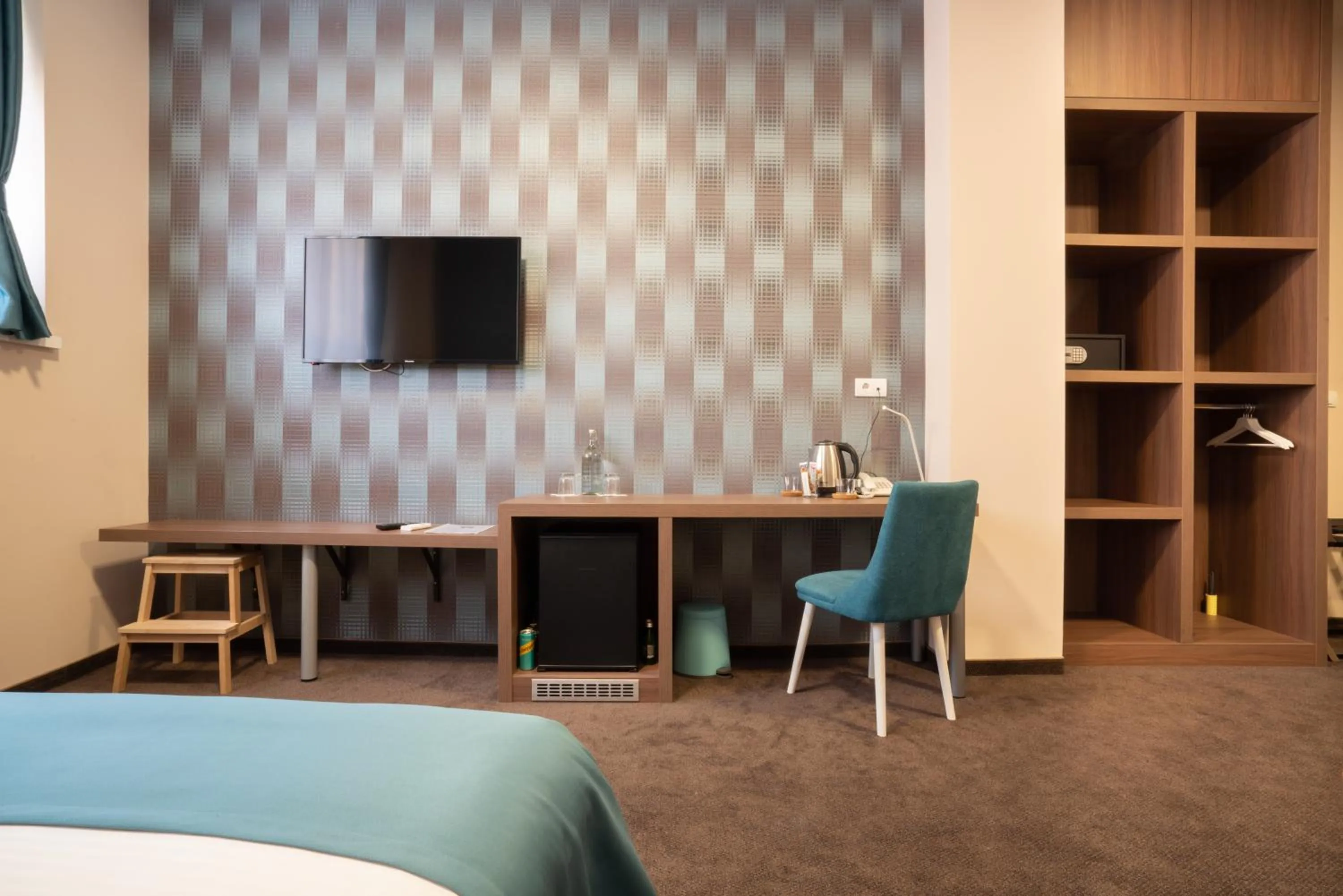 Seating area in Veneti Suites