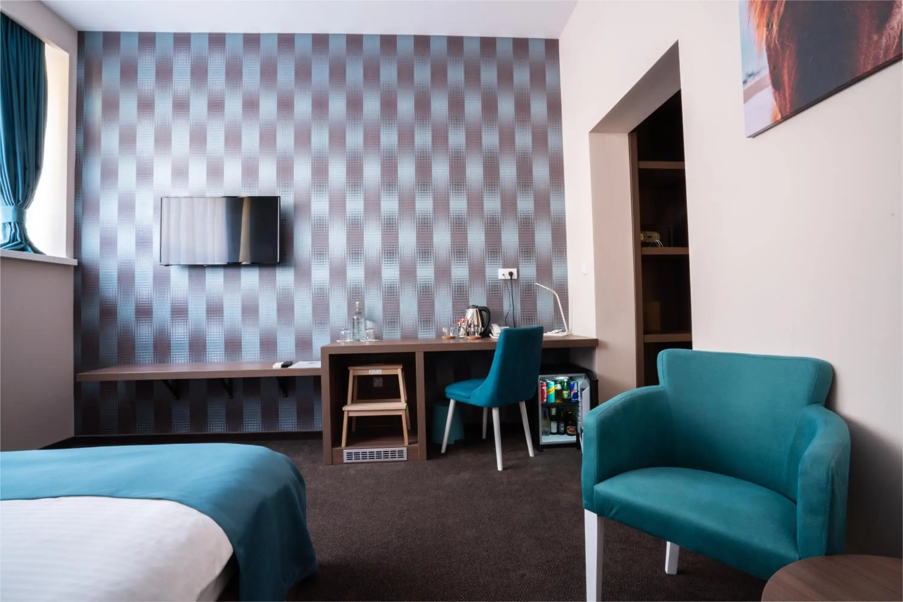 Seating area in Veneti Suites Seating area in Veneti Suites