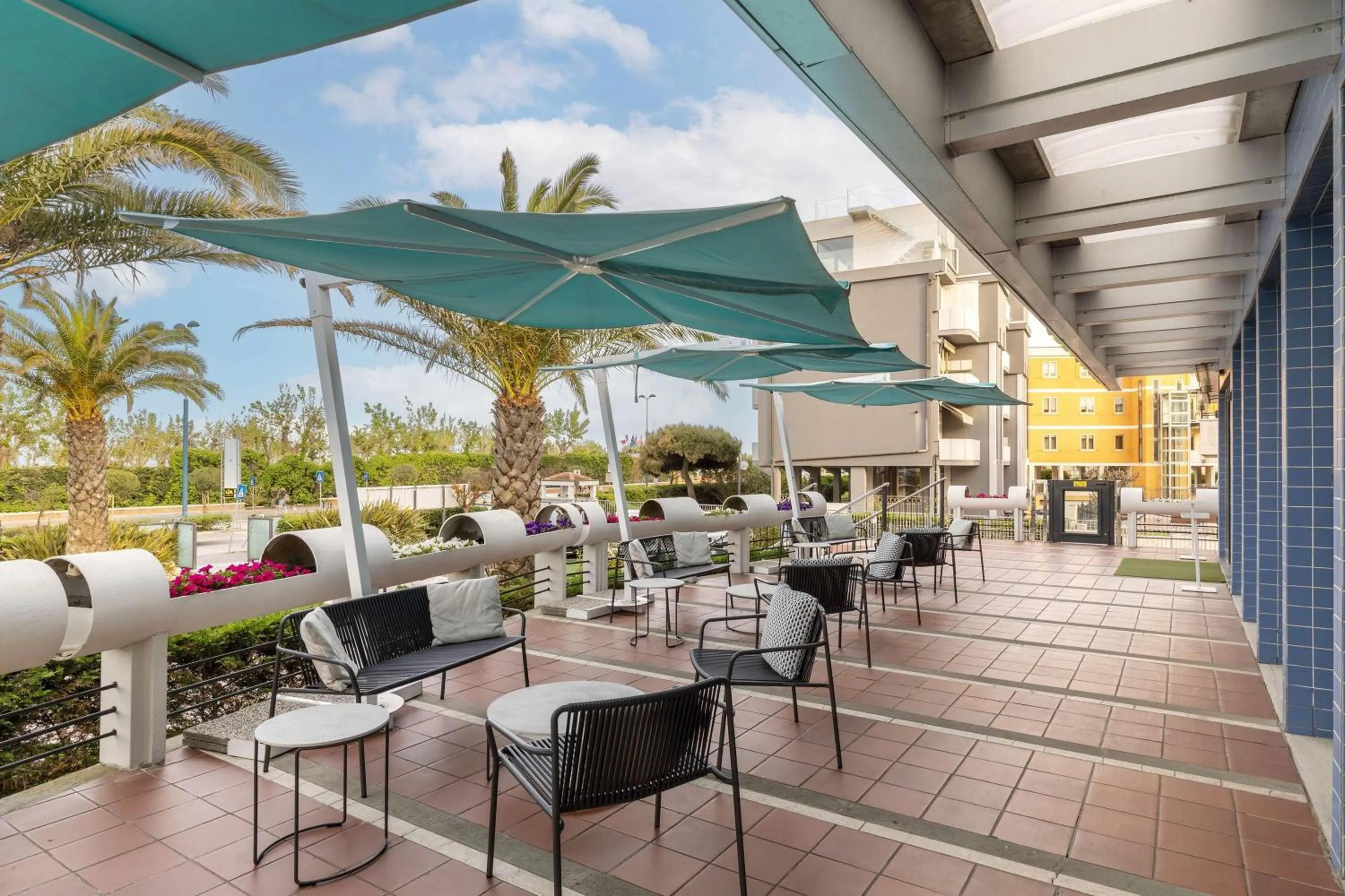 Balcony/Terrace in B&B Hotel Chioggia Airone