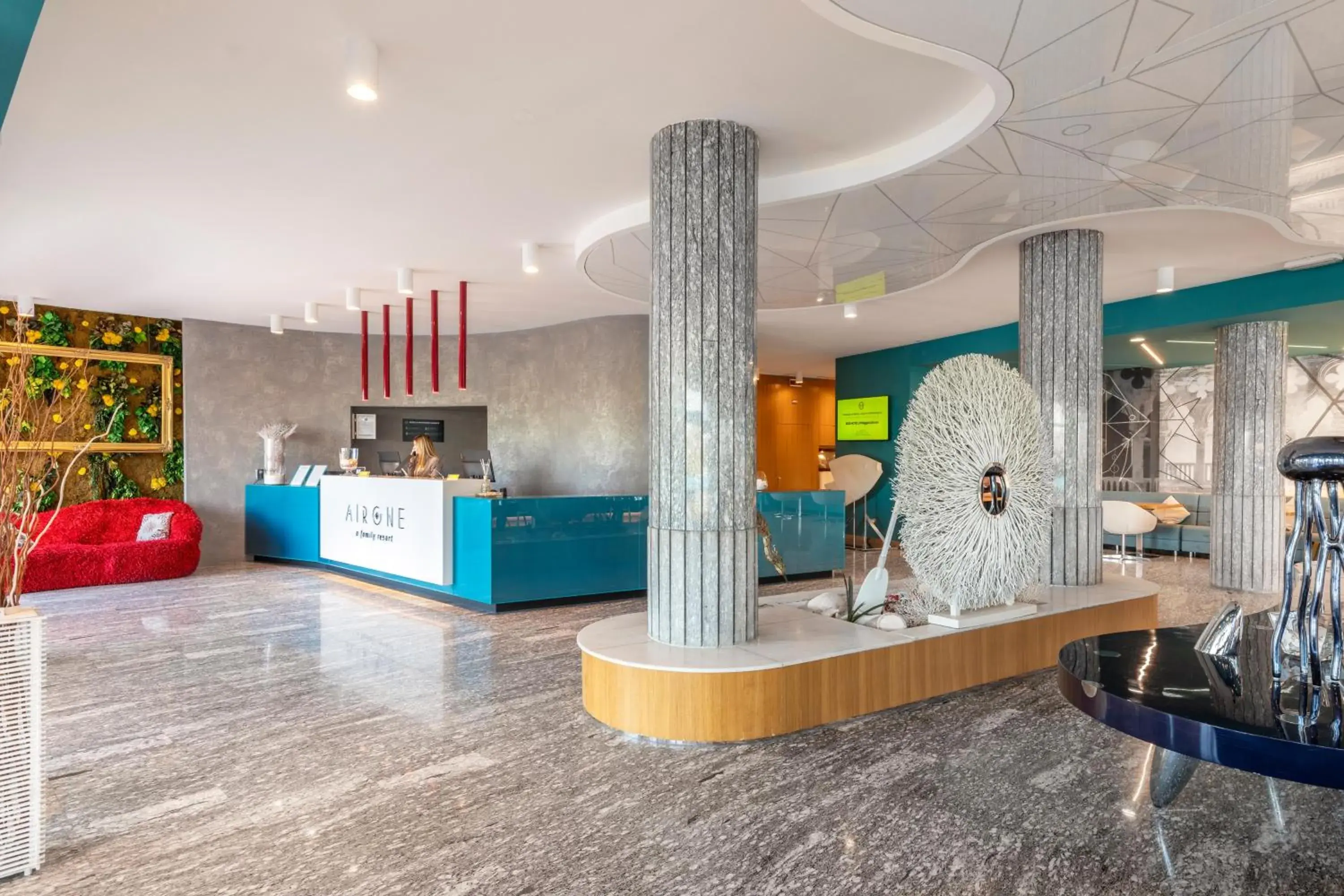 Lobby or reception in B&B Hotel Chioggia Airone Lobby or reception in B&B Hotel Chioggia Airone