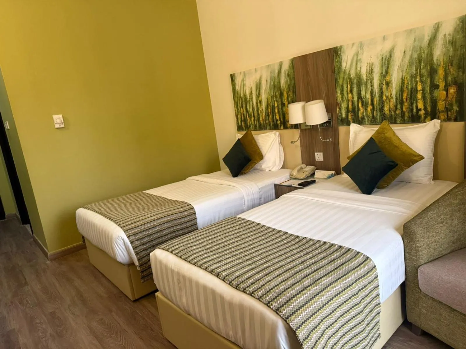 Bed in Royal View Hotel