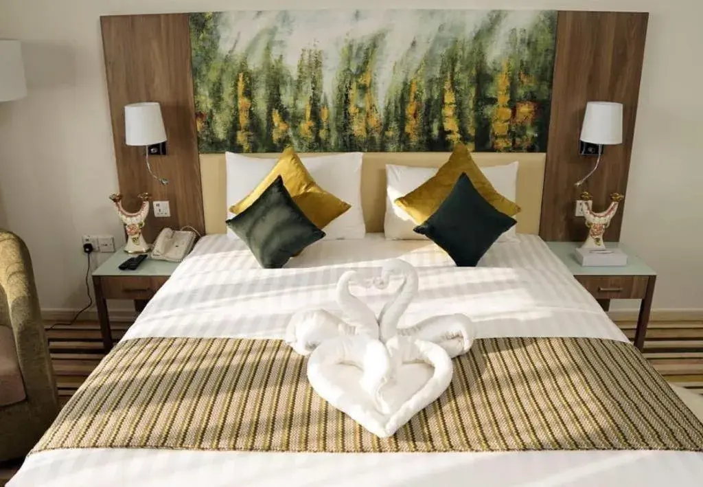 Bed in Royal View Hotel Bed in Royal View Hotel