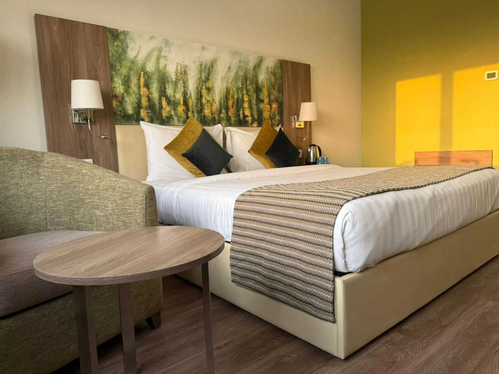 Bed in Royal View Hotel