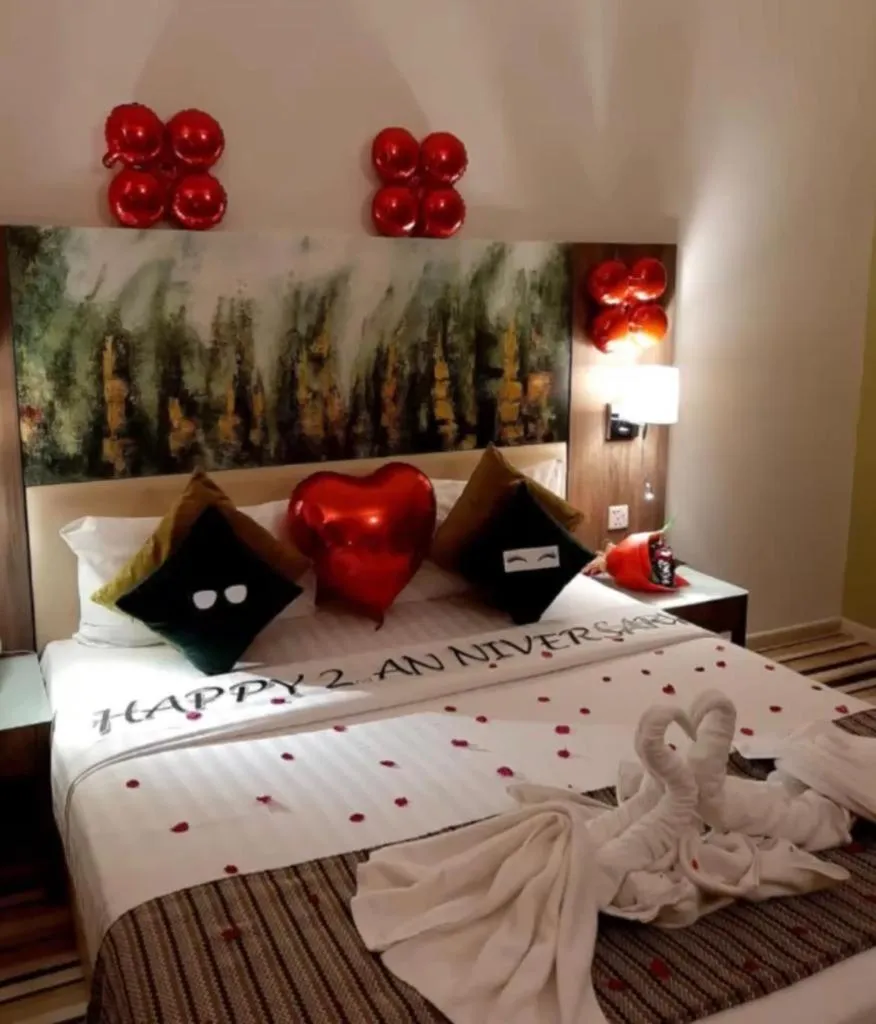 Bed in Royal View Hotel