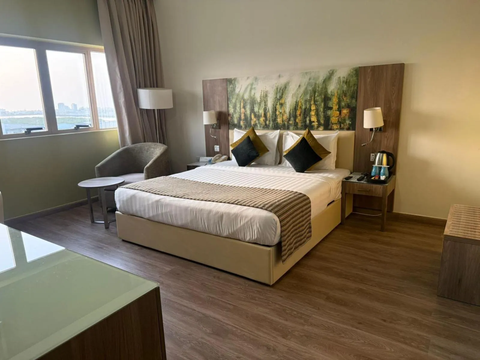 Bed in Royal View Hotel