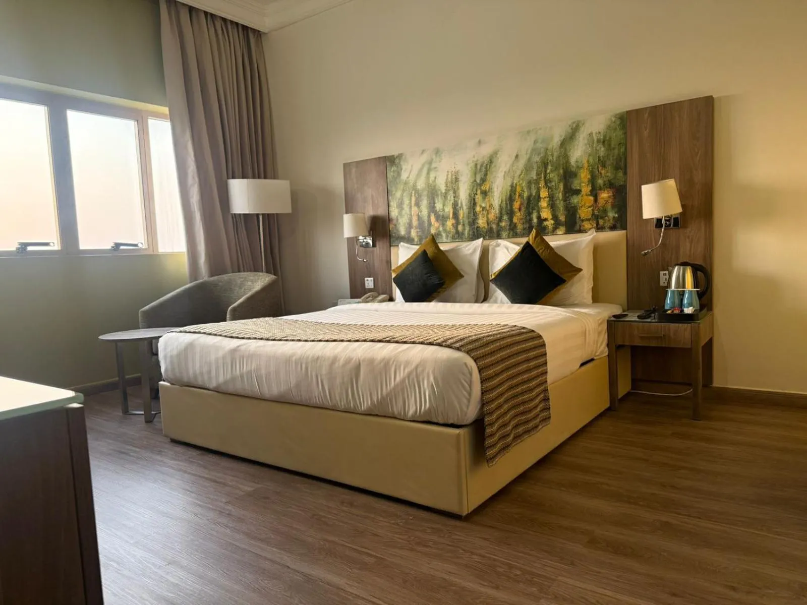 Bed in Royal View Hotel