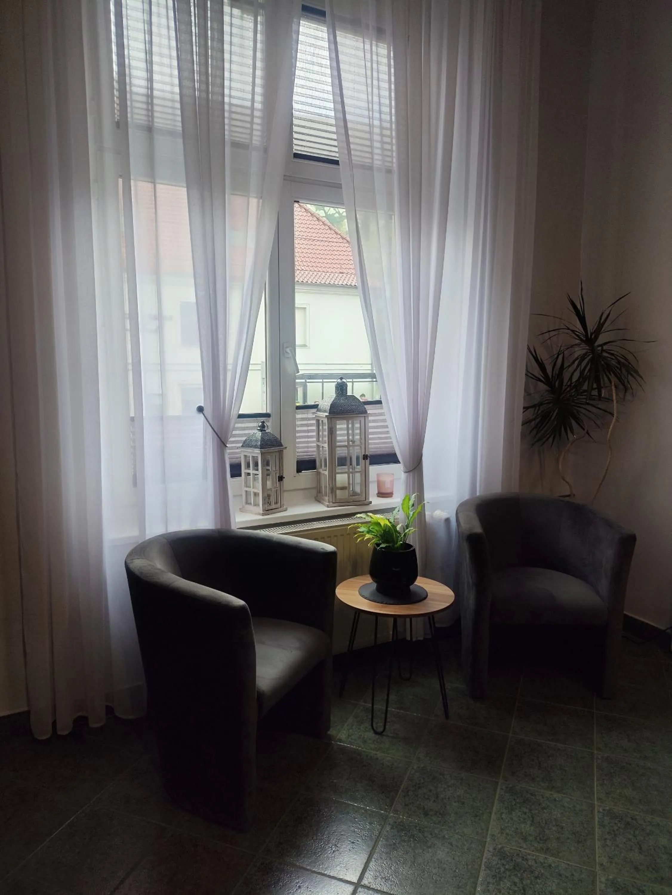 Lobby or reception in Hotelik w Centrum