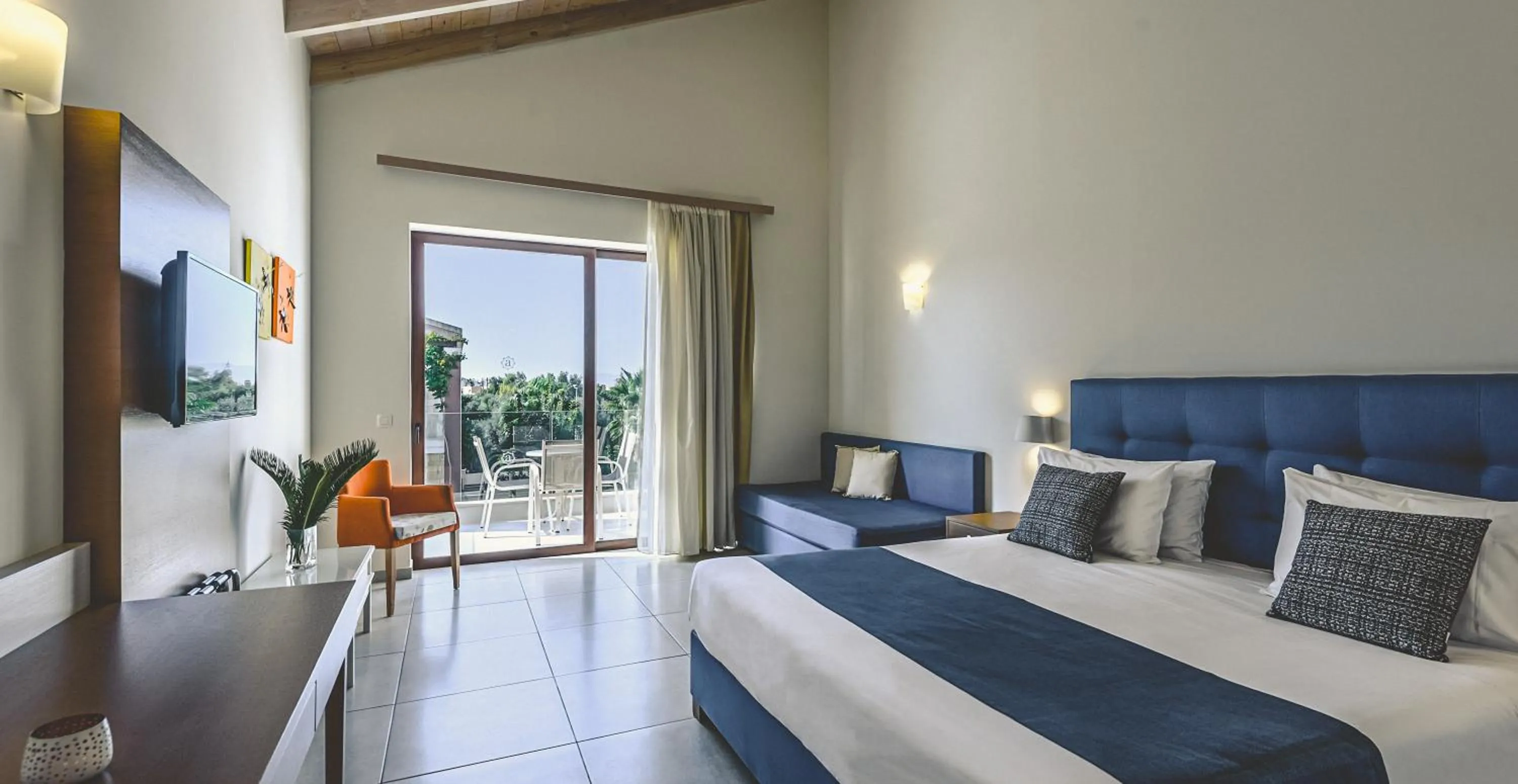 Bedroom, Bed in Althea Village - Family Hotel
